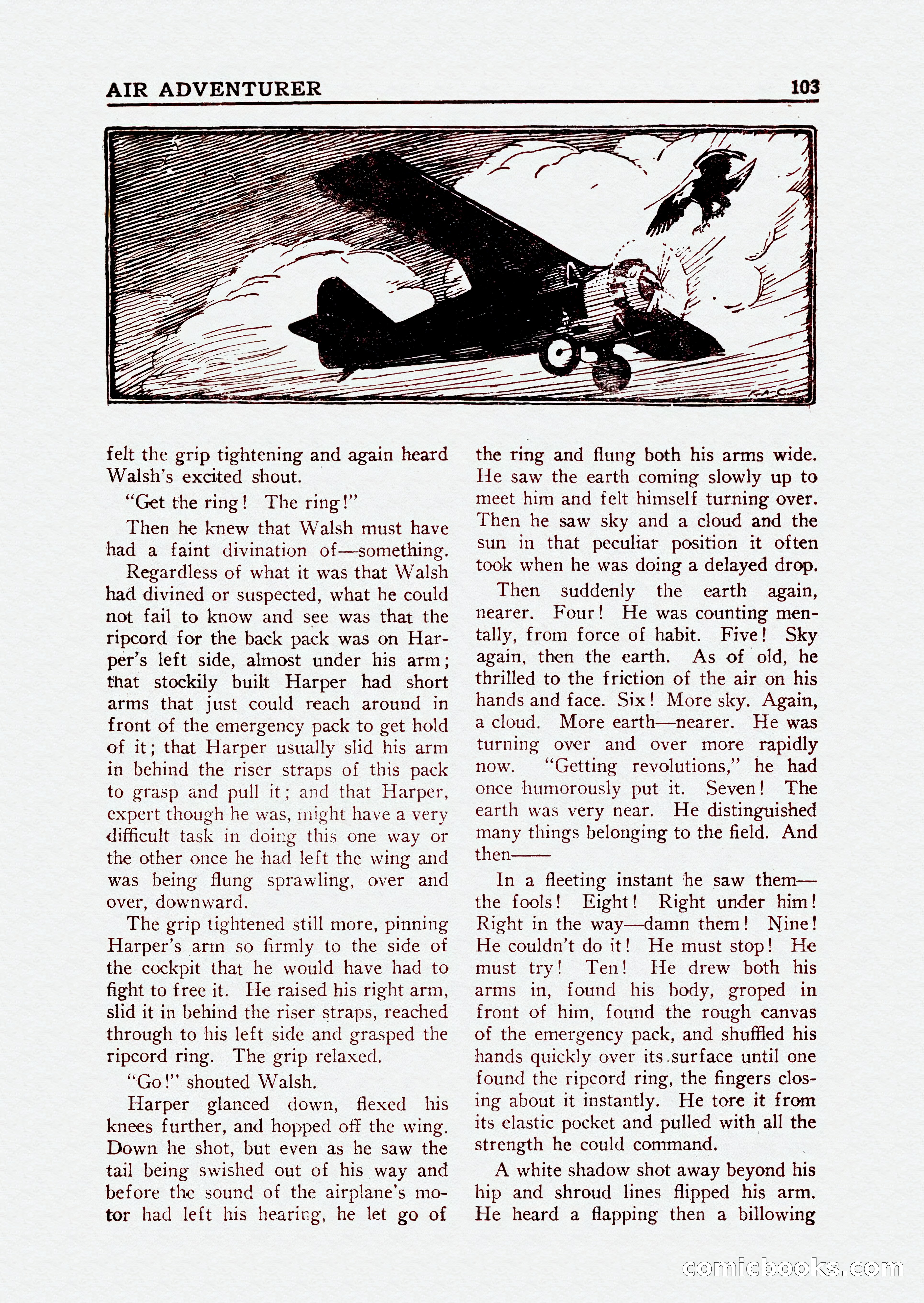 Bill Barnes Air Adventurer, July 1935 — page 105 of 132