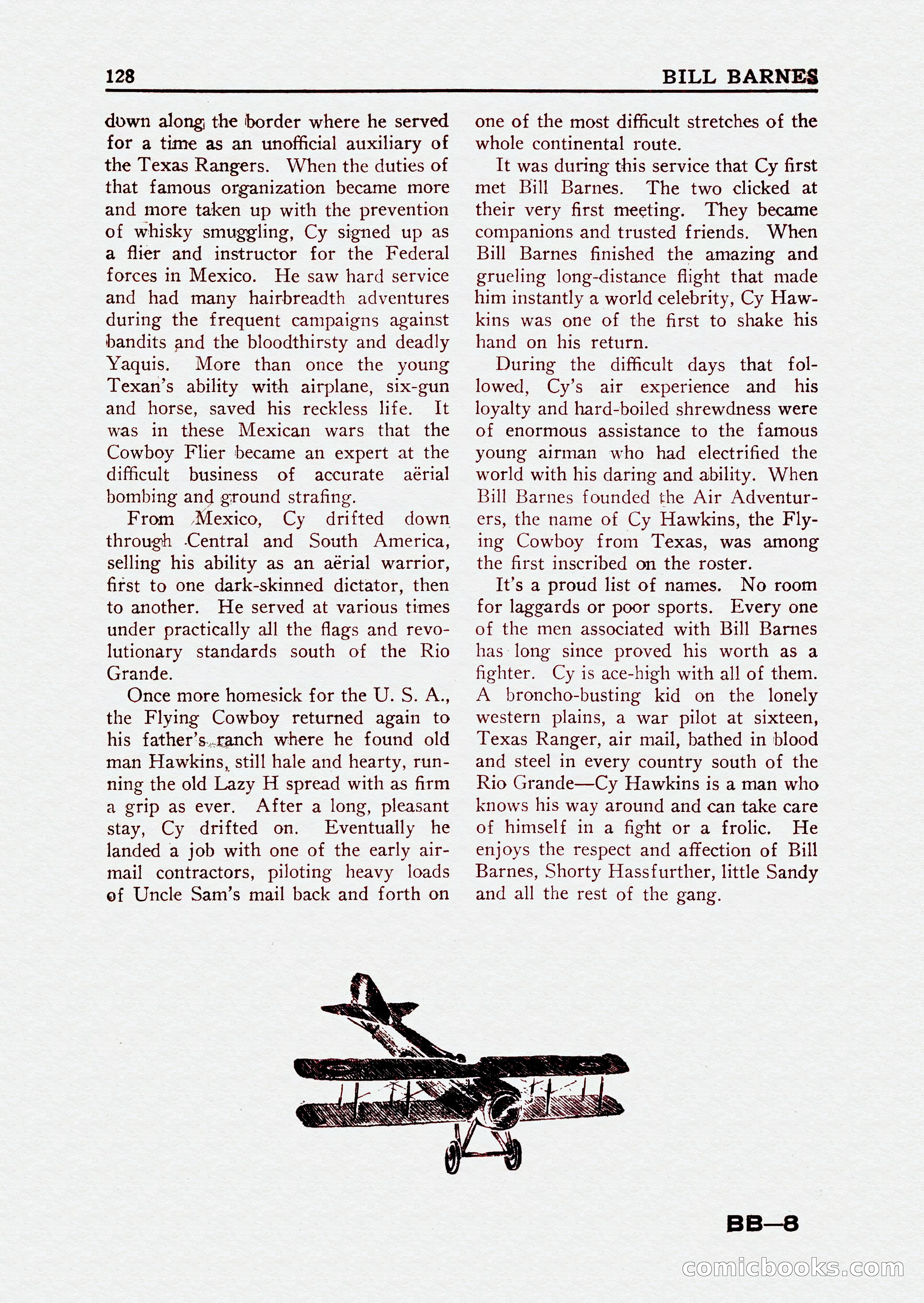 Bill Barnes Air Adventurer, July 1935 — page 130 of 132