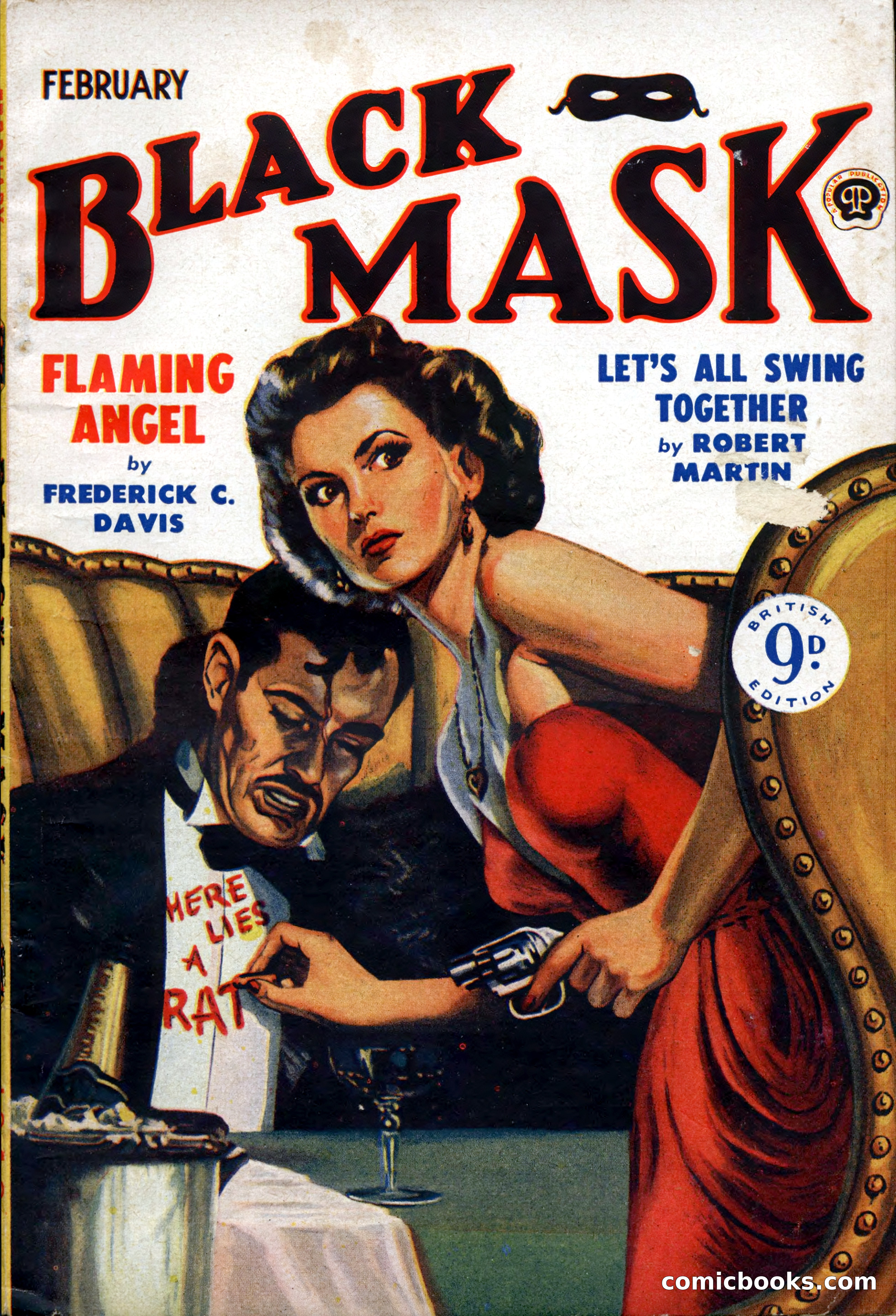 Black Mask (UK), February 1950