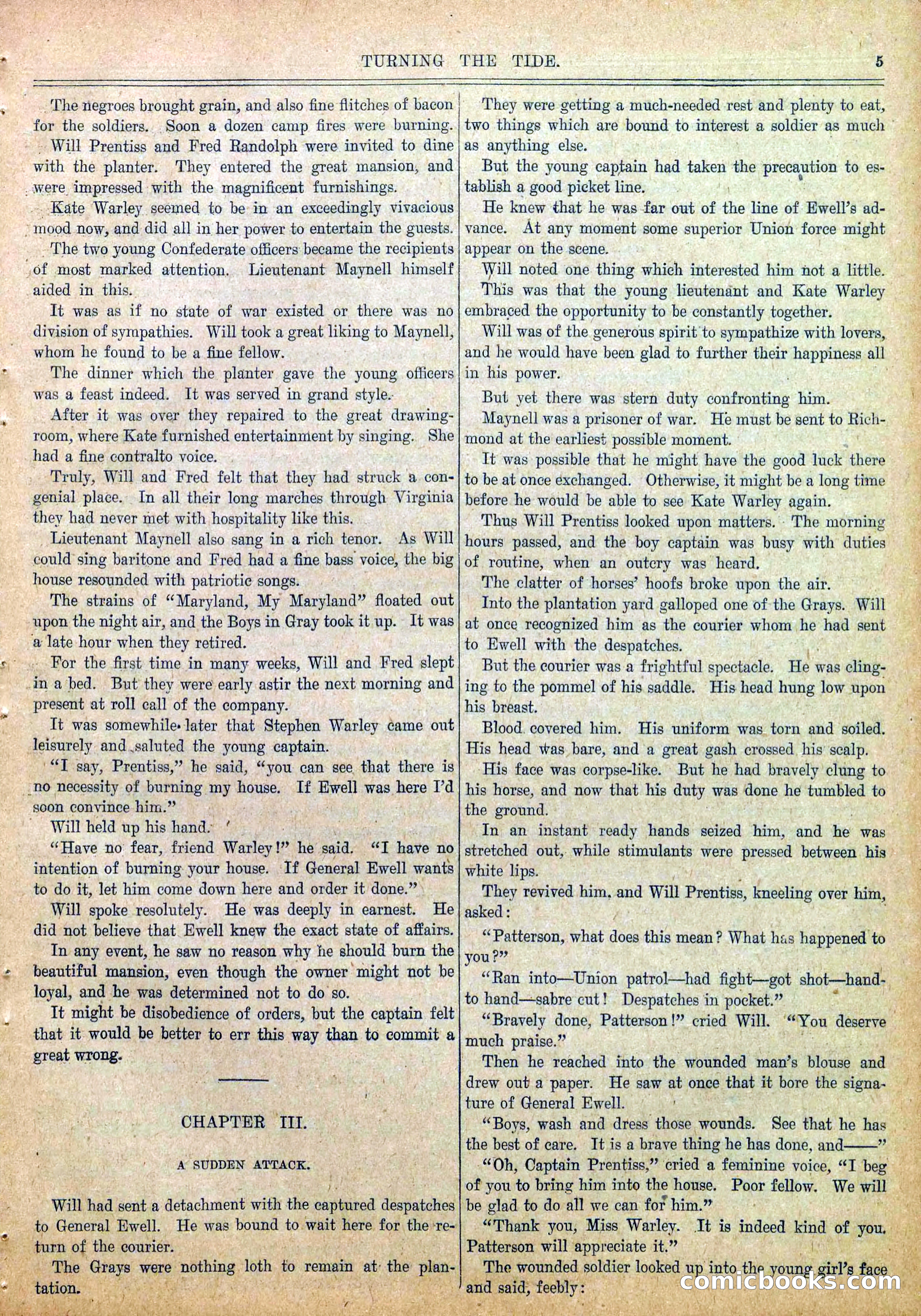 Blue and Gray Weekly, No. 28 — page 7 of 36