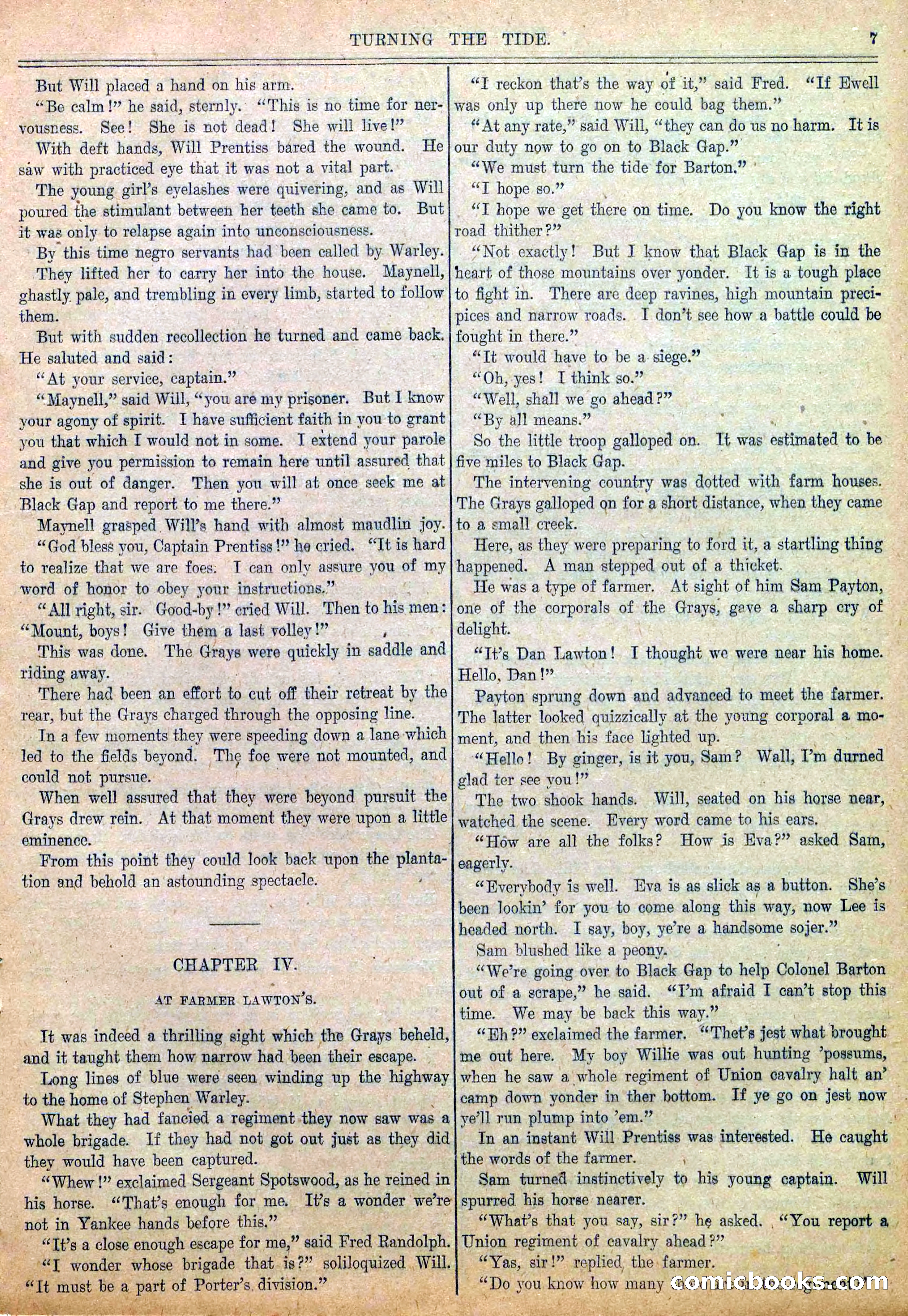 Blue and Gray Weekly, No. 28 — page 9 of 36