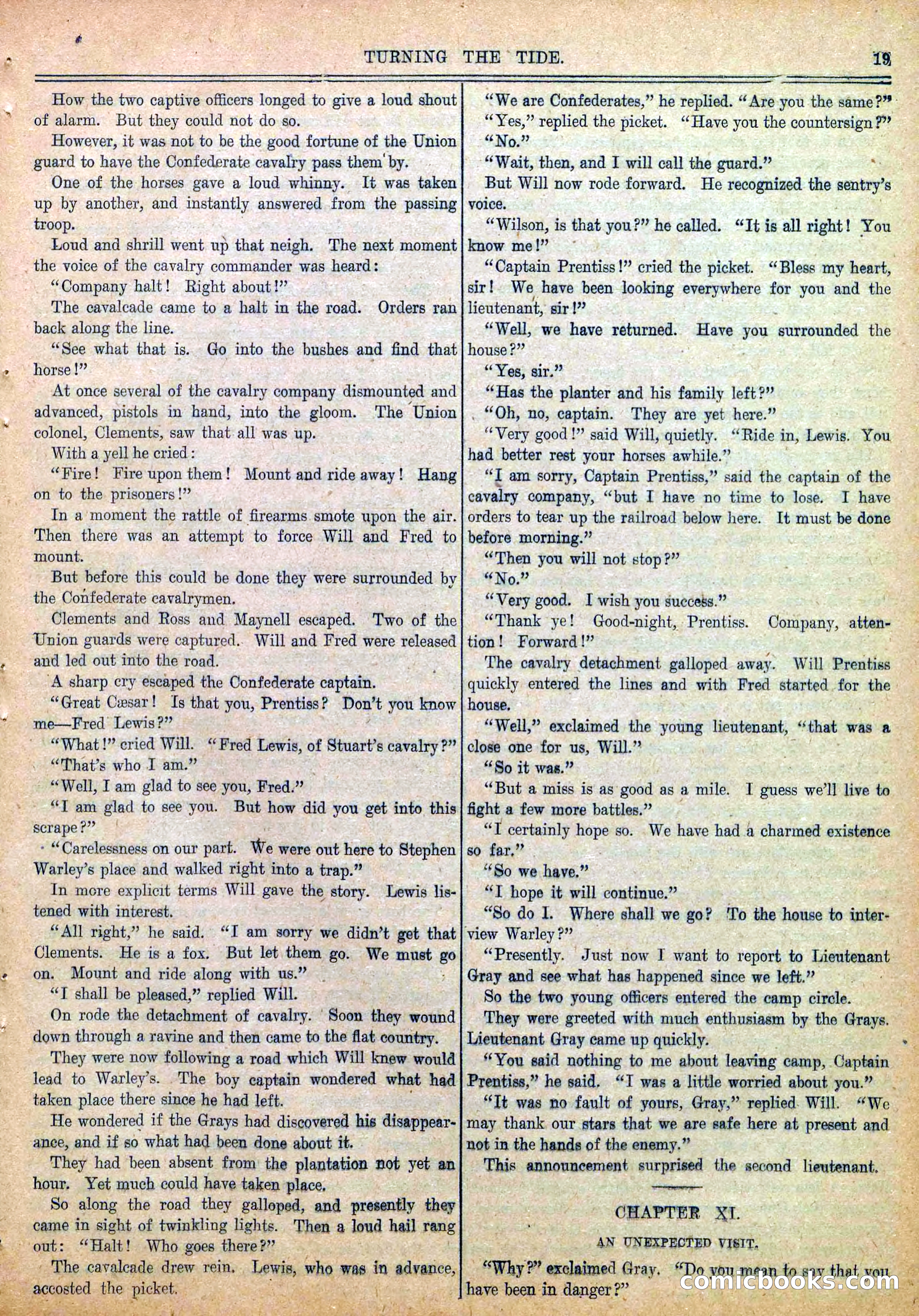 Blue and Gray Weekly, No. 28 — page 21 of 36