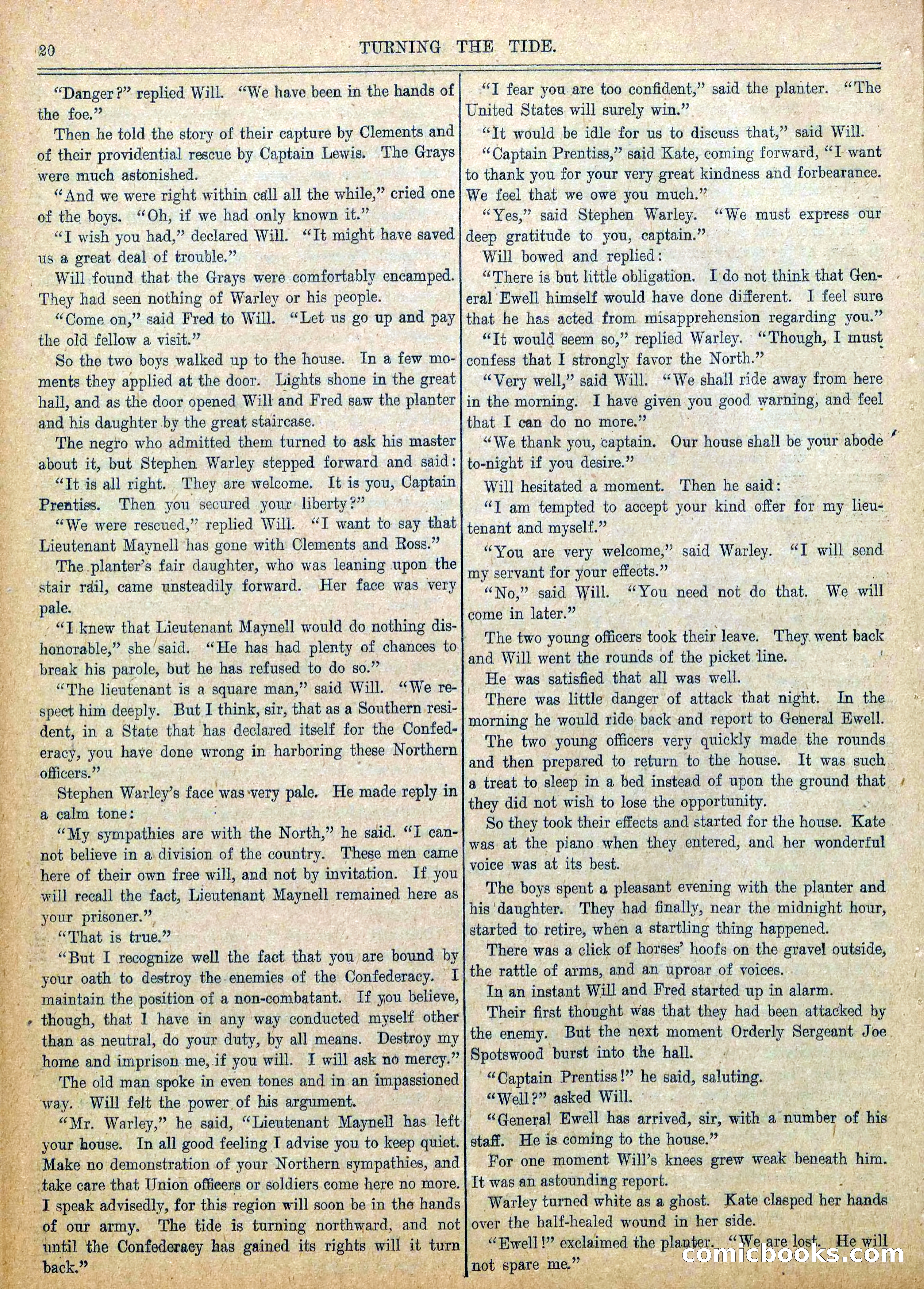 Blue and Gray Weekly, No. 28 — page 22 of 36