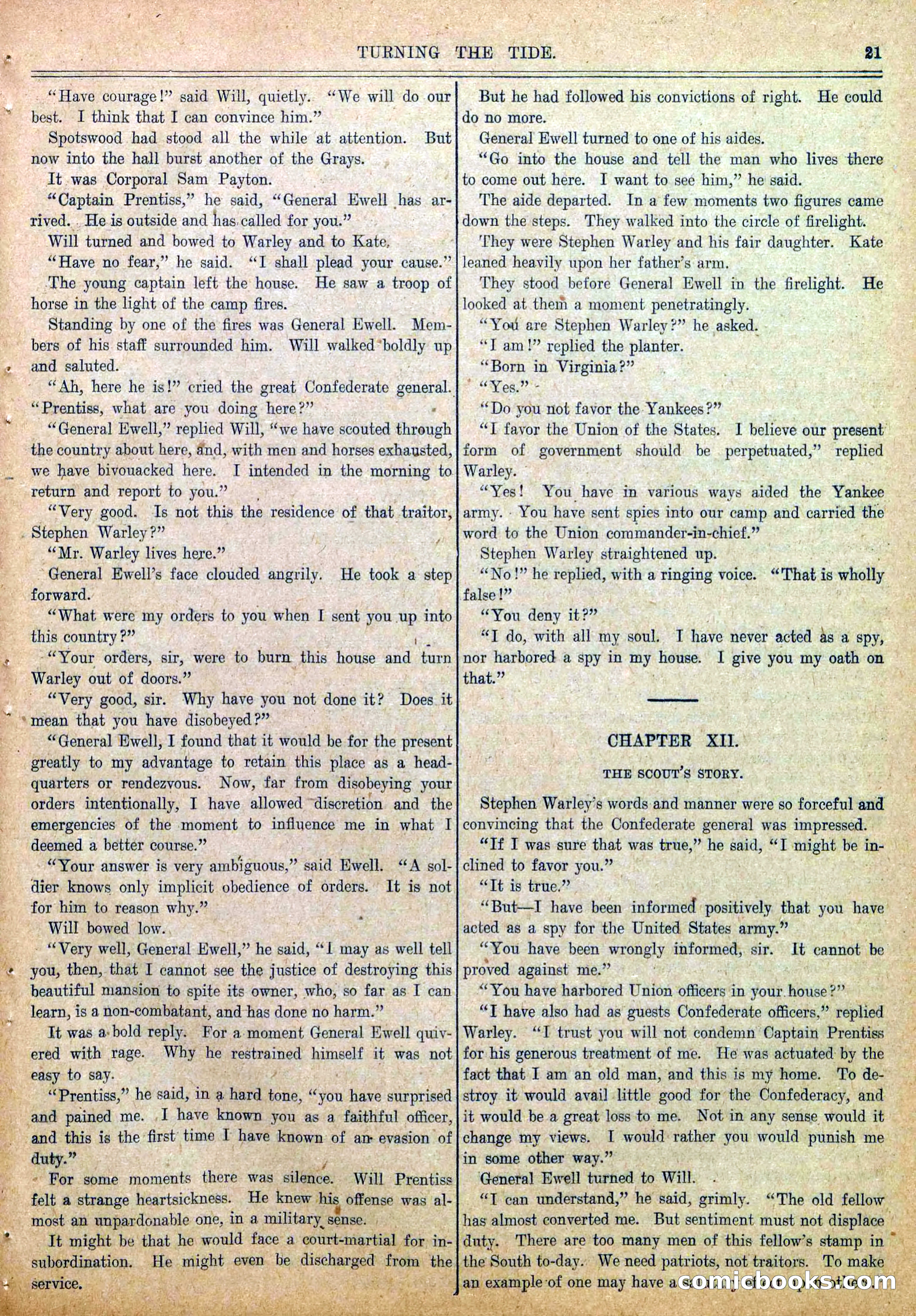 Blue and Gray Weekly, No. 28 — page 23 of 36