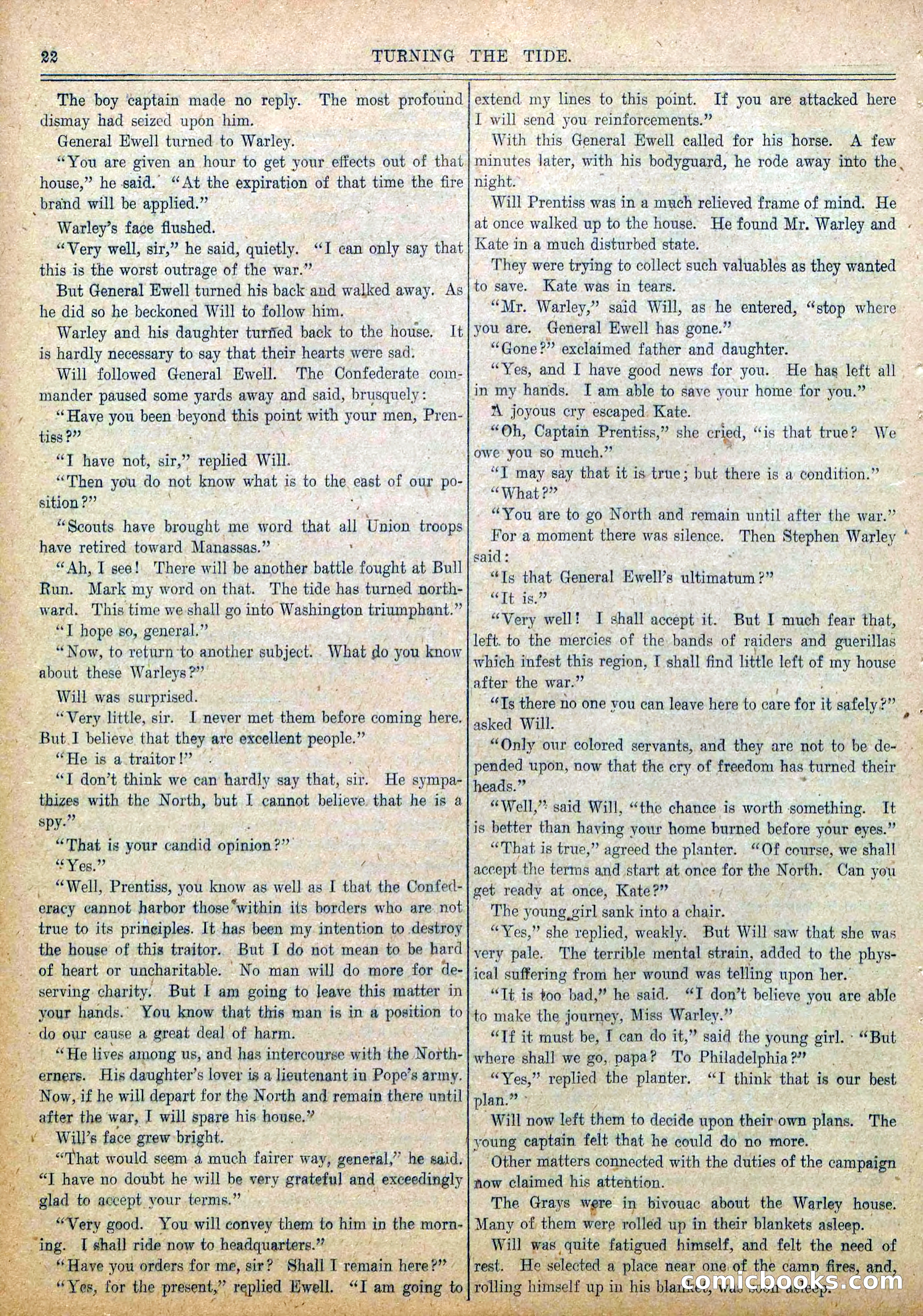 Blue and Gray Weekly, No. 28 — page 24 of 36