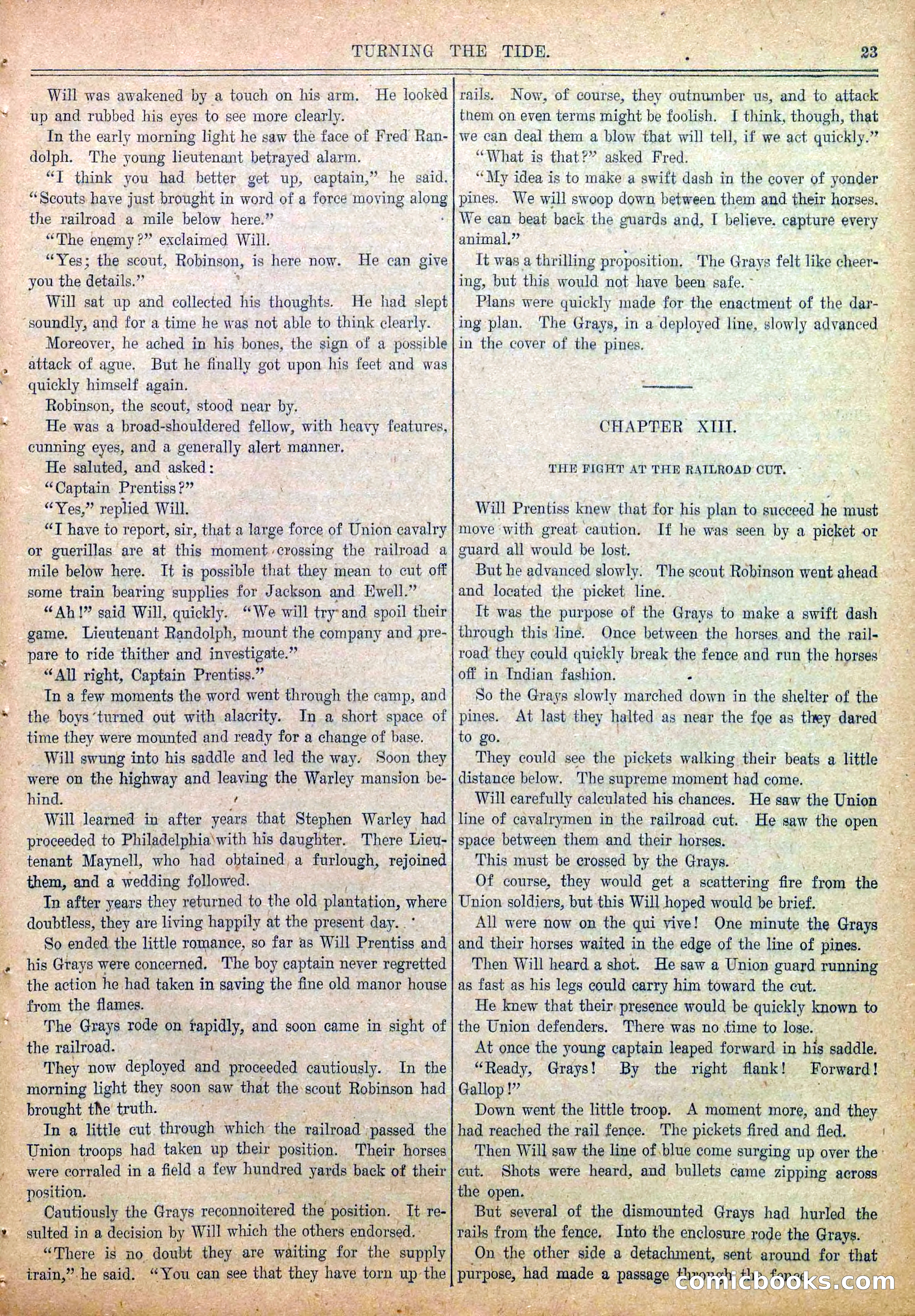 Blue and Gray Weekly, No. 28 — page 25 of 36