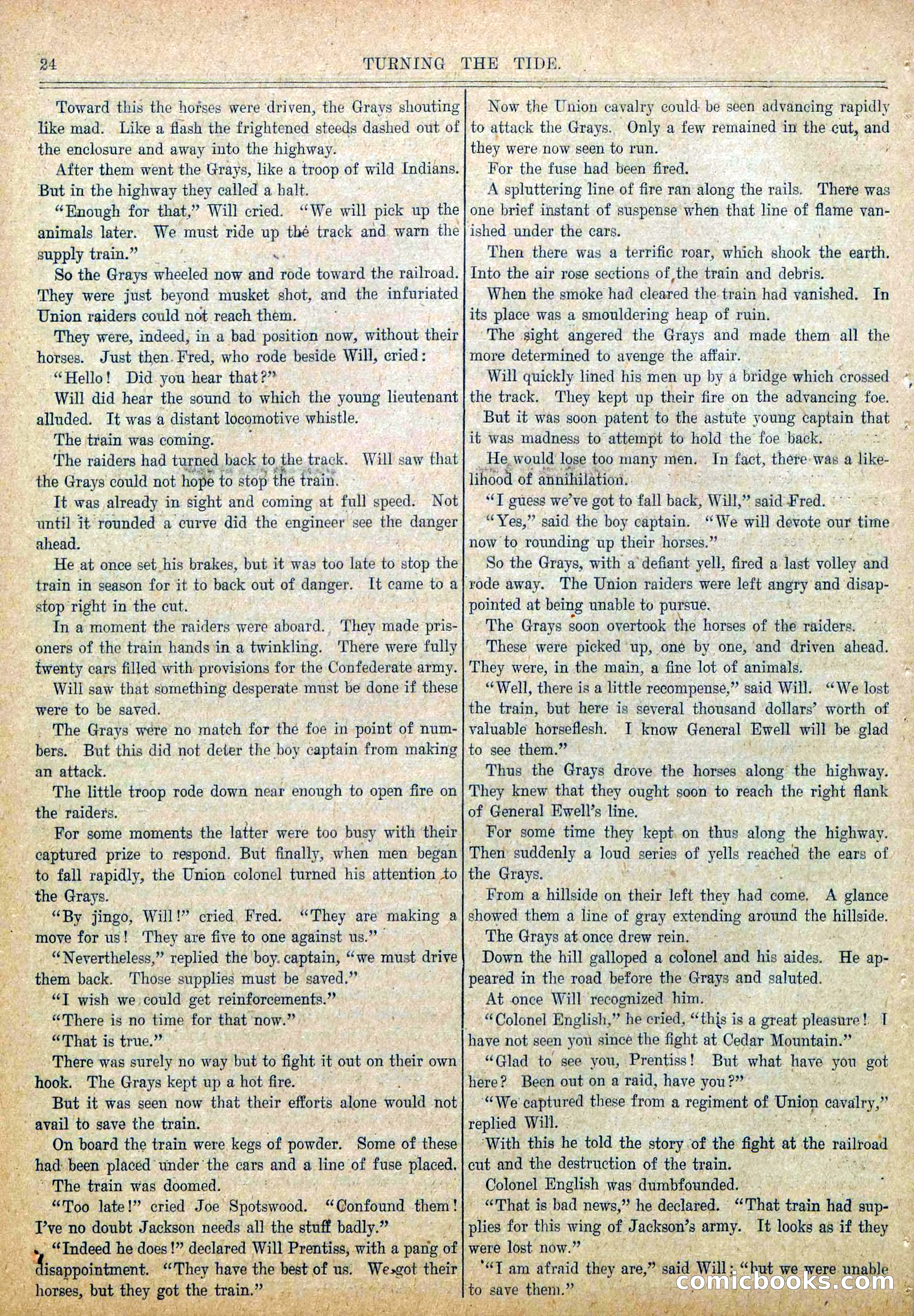 Blue and Gray Weekly, No. 28 — page 26 of 36
