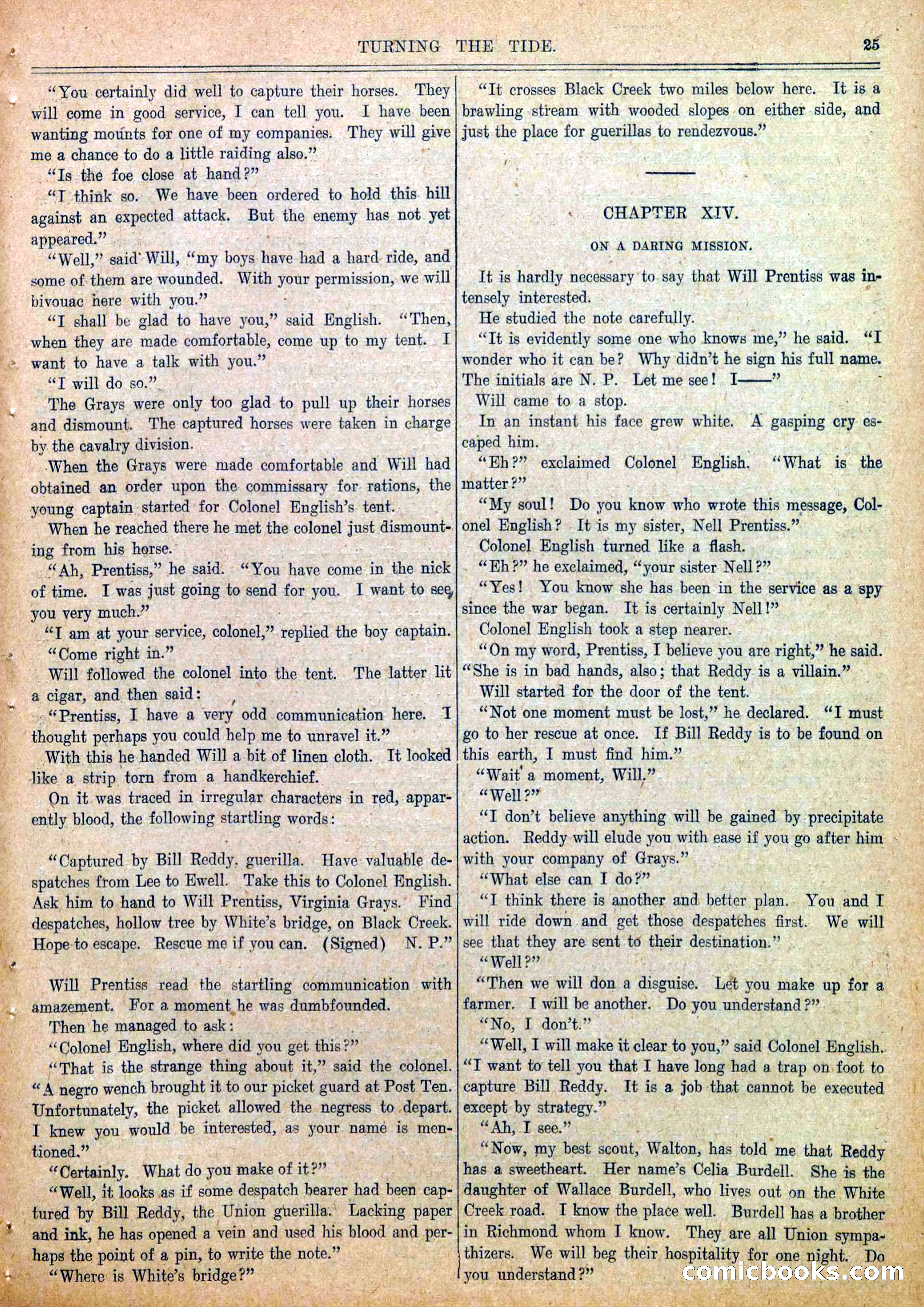 Blue and Gray Weekly, No. 28 — page 27 of 36