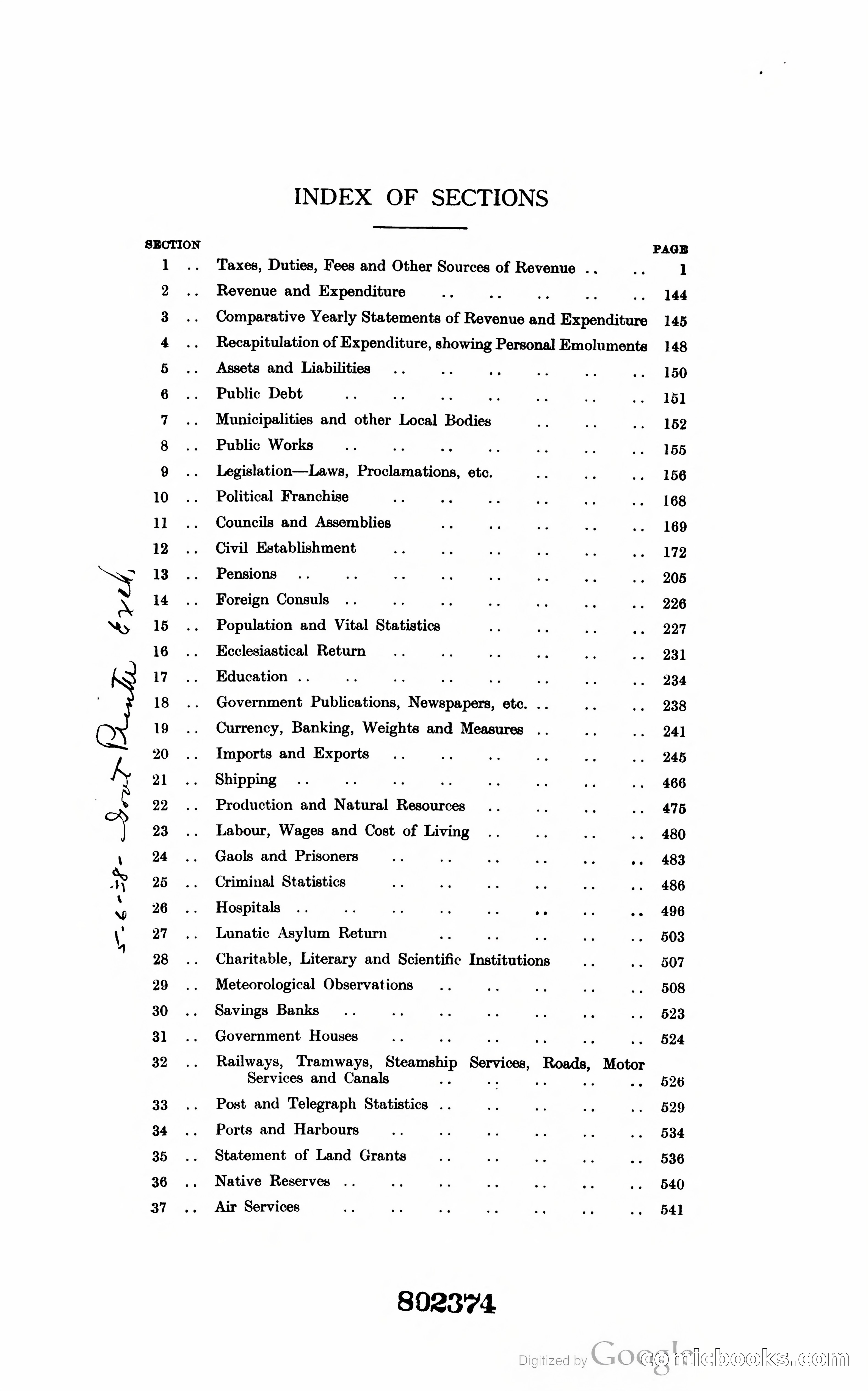 Kenya Colony and Protectorate Blue Book — page 8 of 400