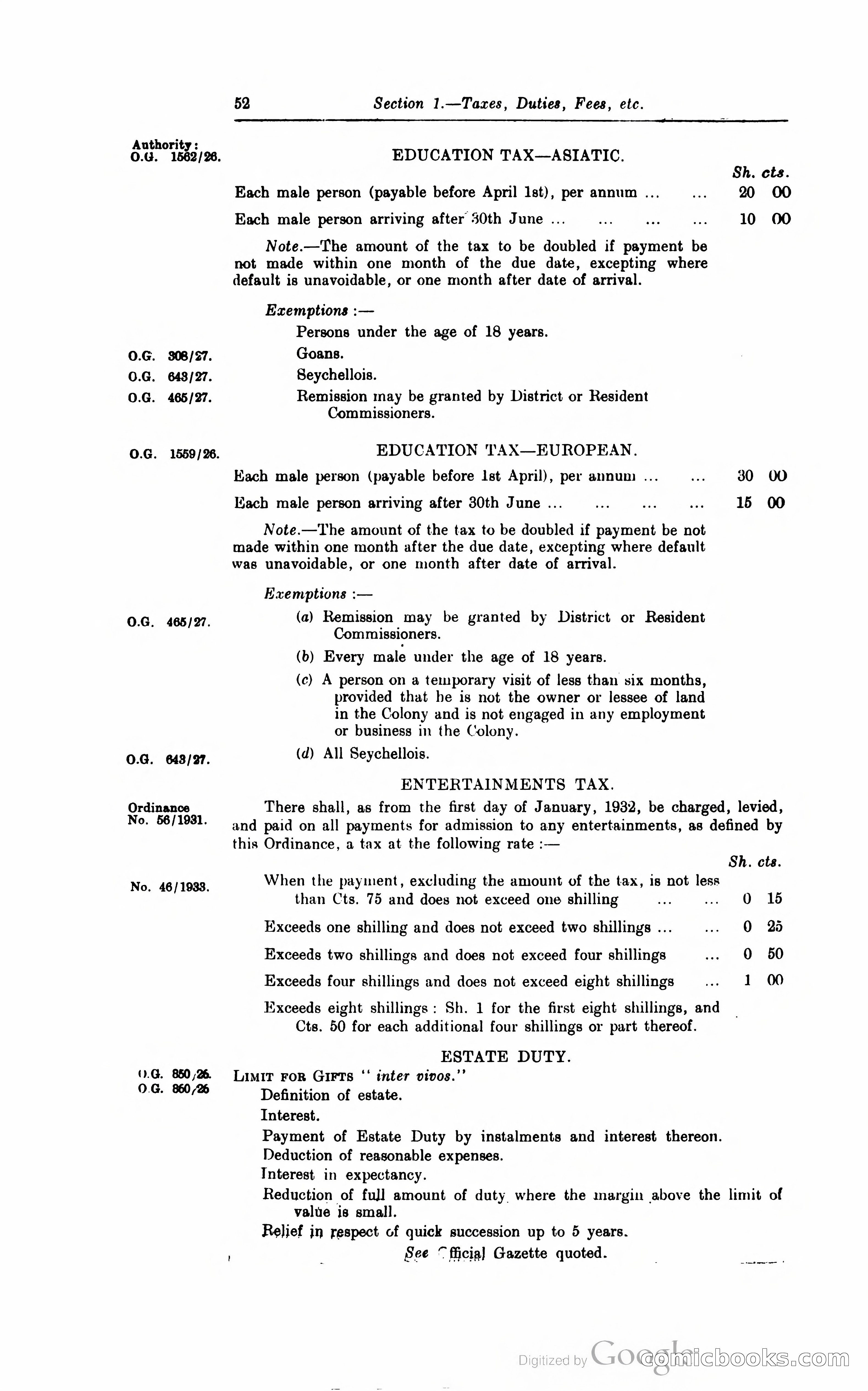 Kenya Colony and Protectorate Blue Book — page 63 of 400