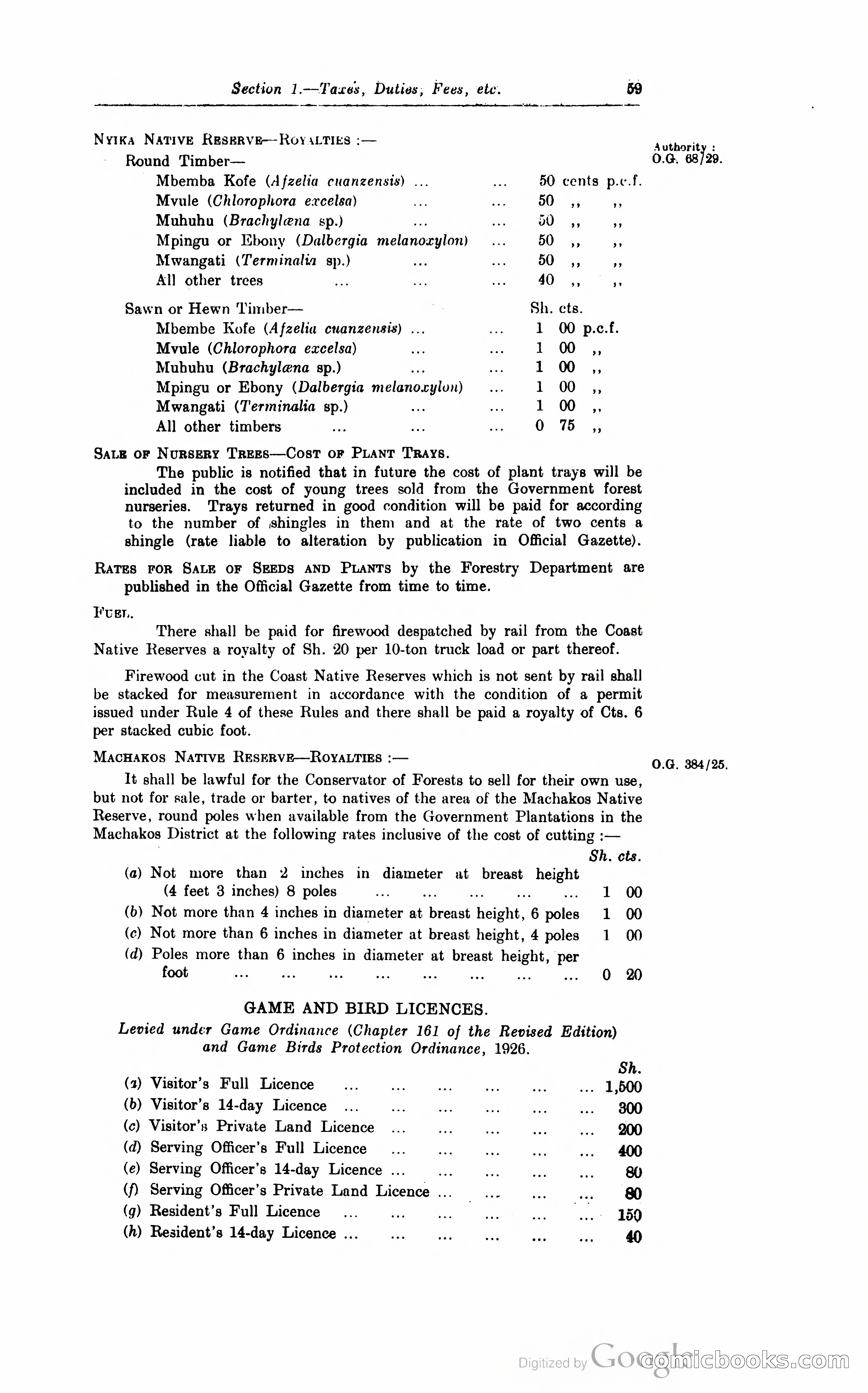 Kenya Colony and Protectorate Blue Book — page 70 of 400