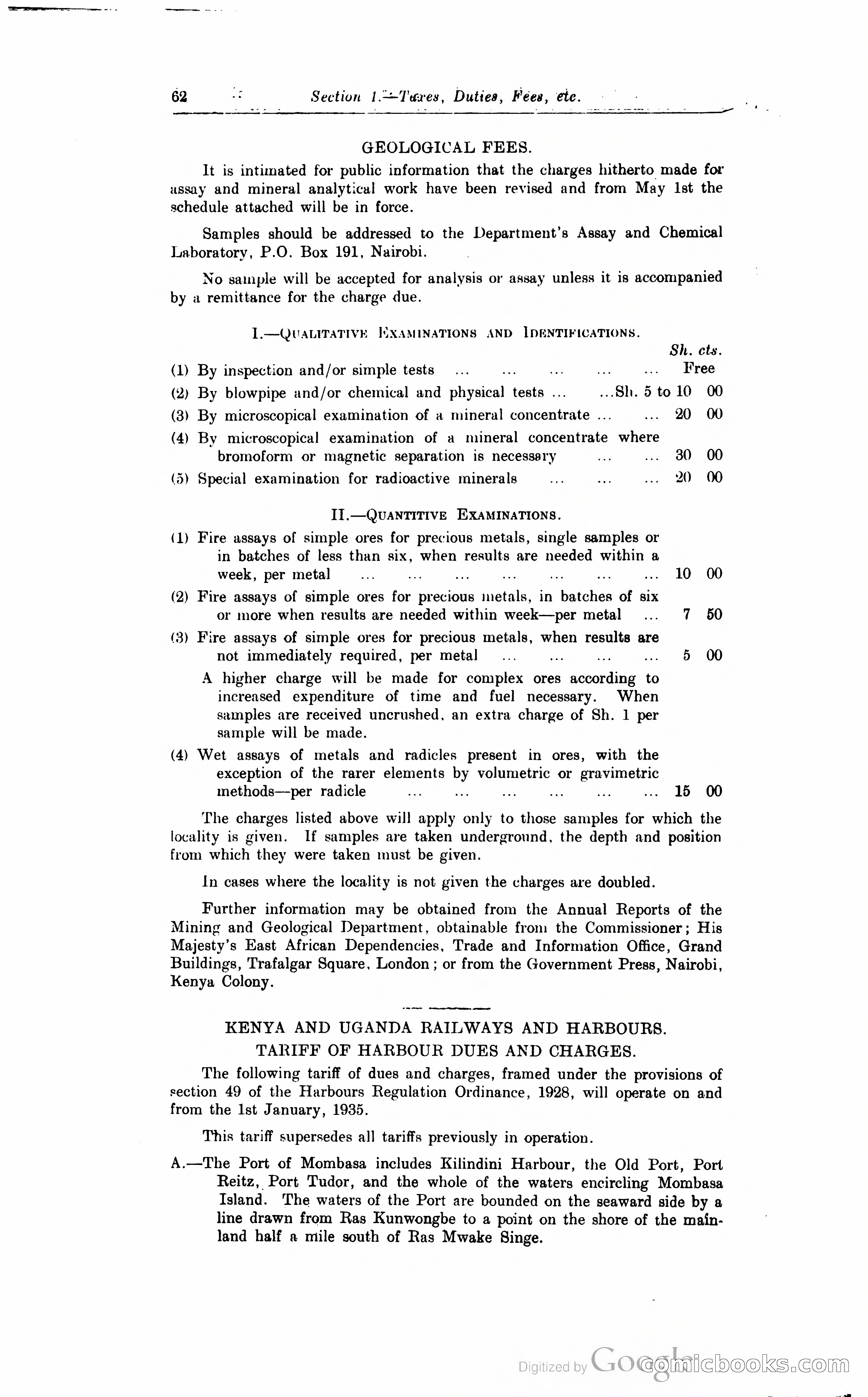 Kenya Colony and Protectorate Blue Book — page 73 of 400