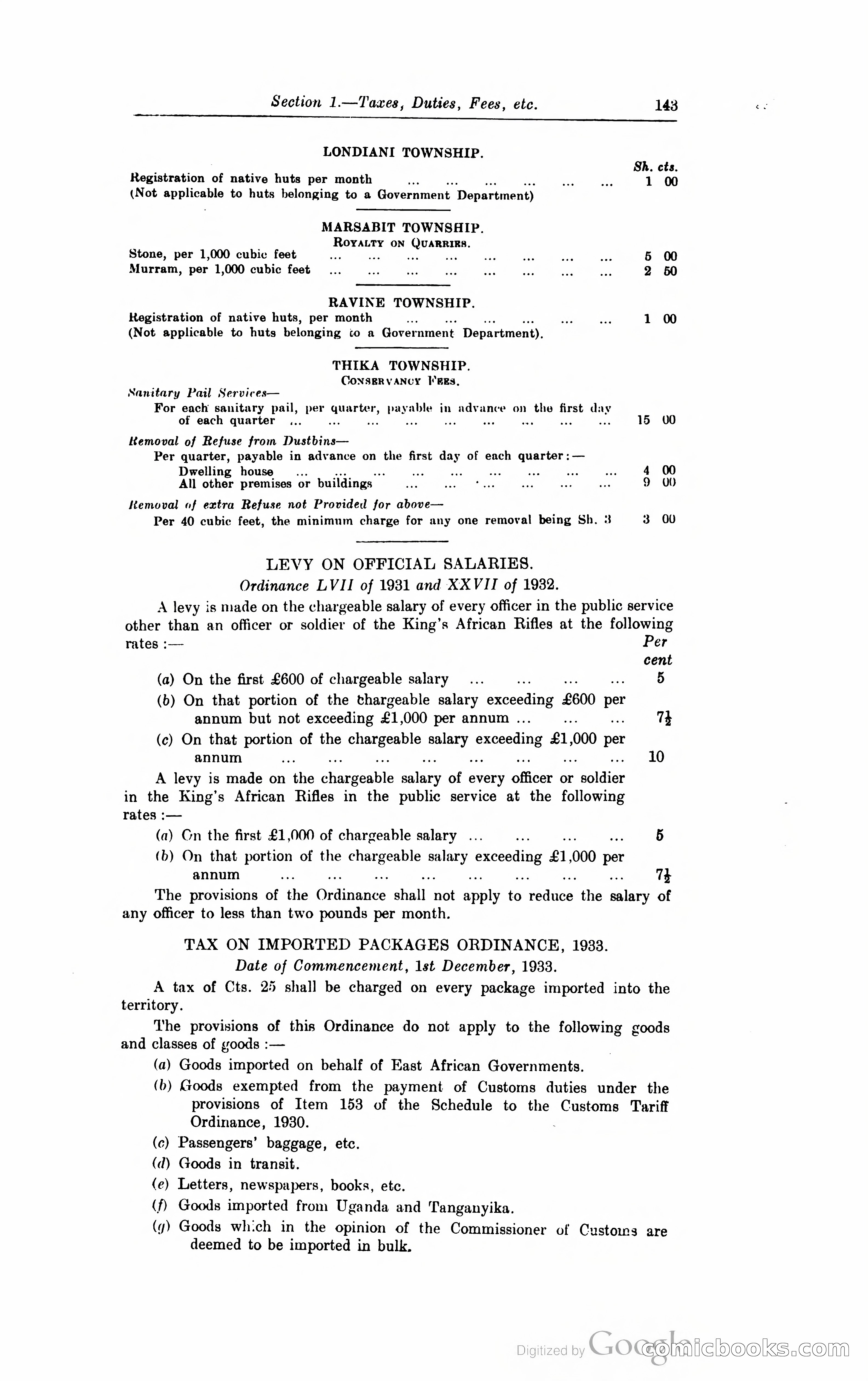 Kenya Colony and Protectorate Blue Book — page 154 of 400