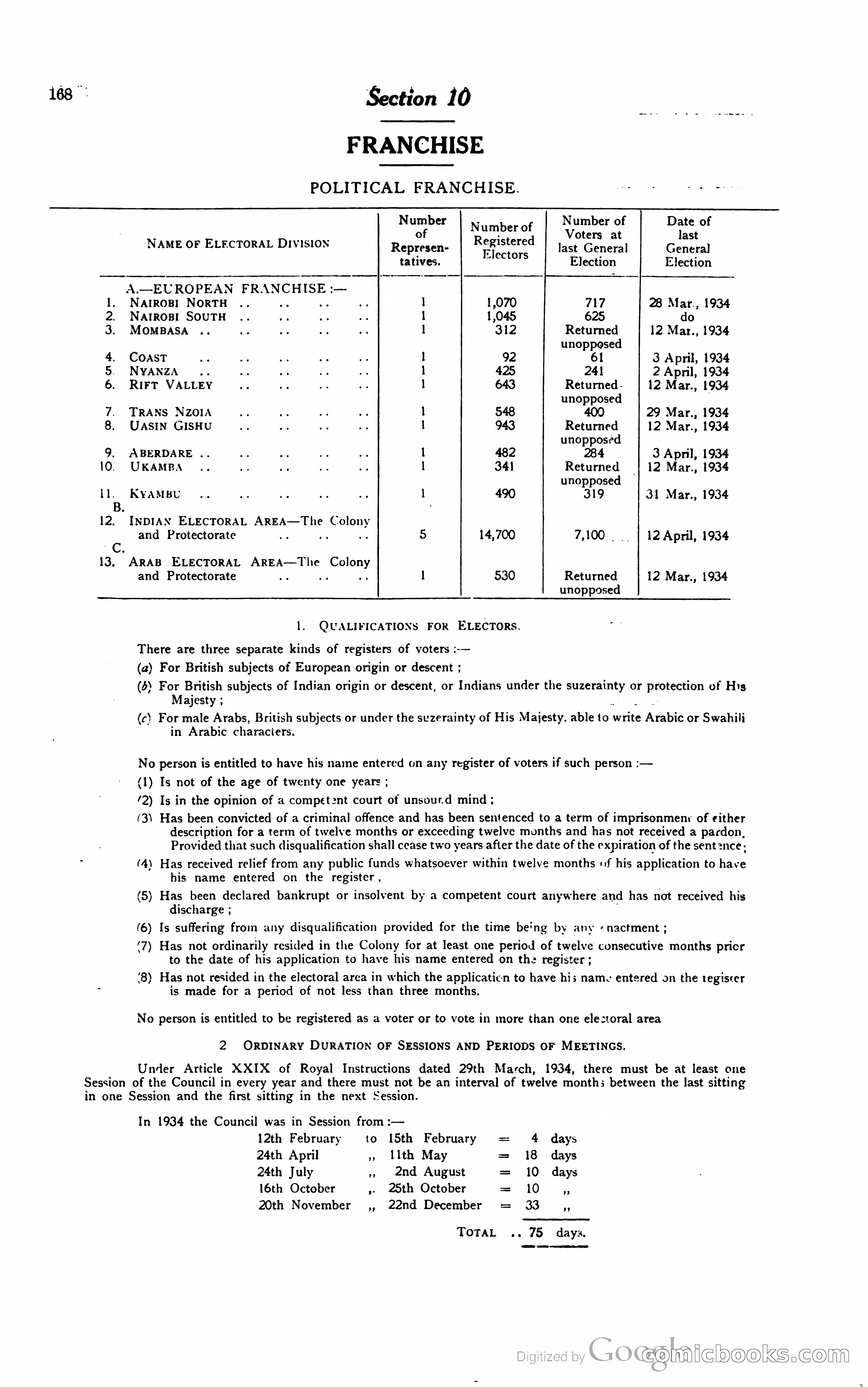 Kenya Colony and Protectorate Blue Book — page 179 of 400