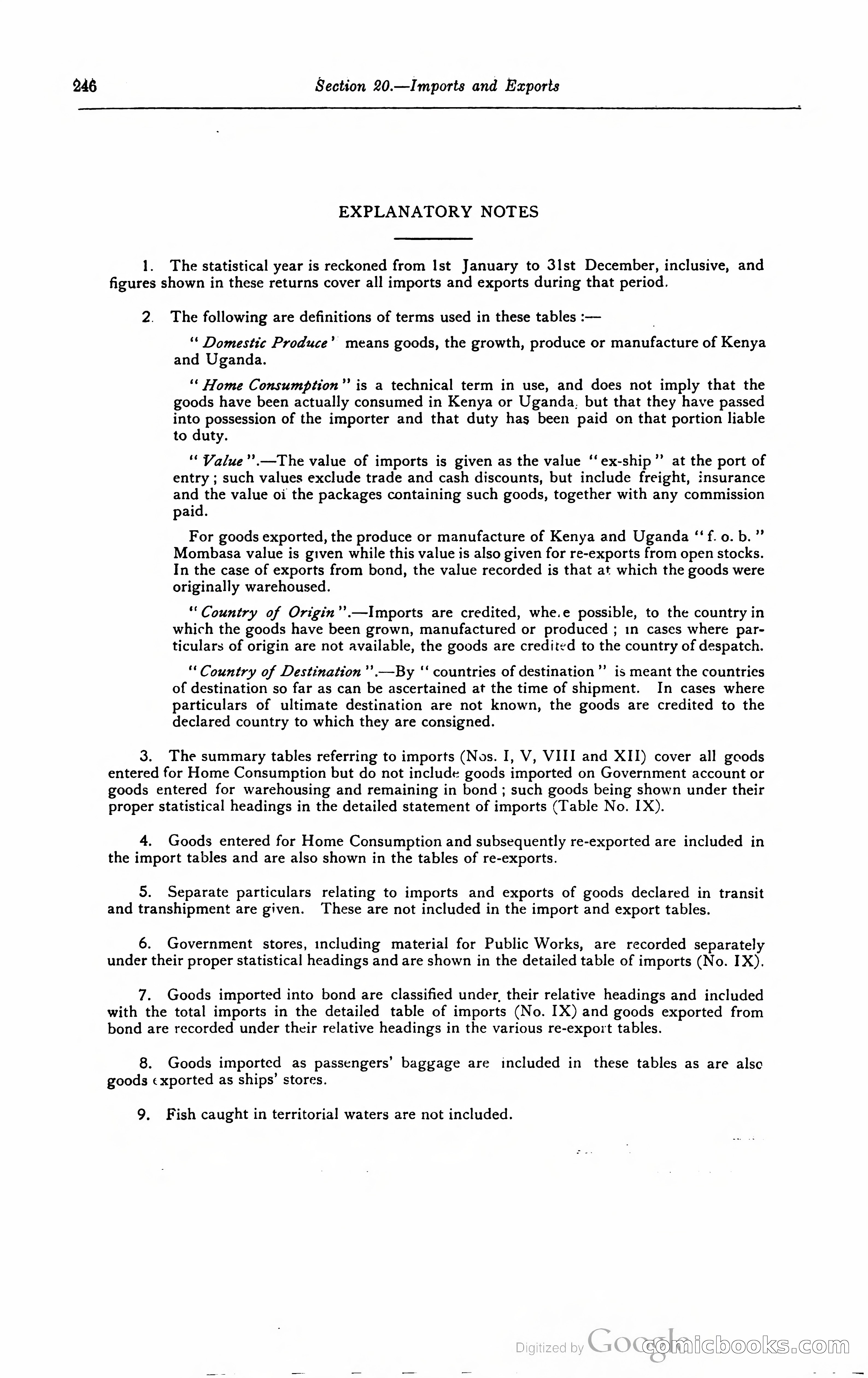 Kenya Colony and Protectorate Blue Book — page 263 of 400