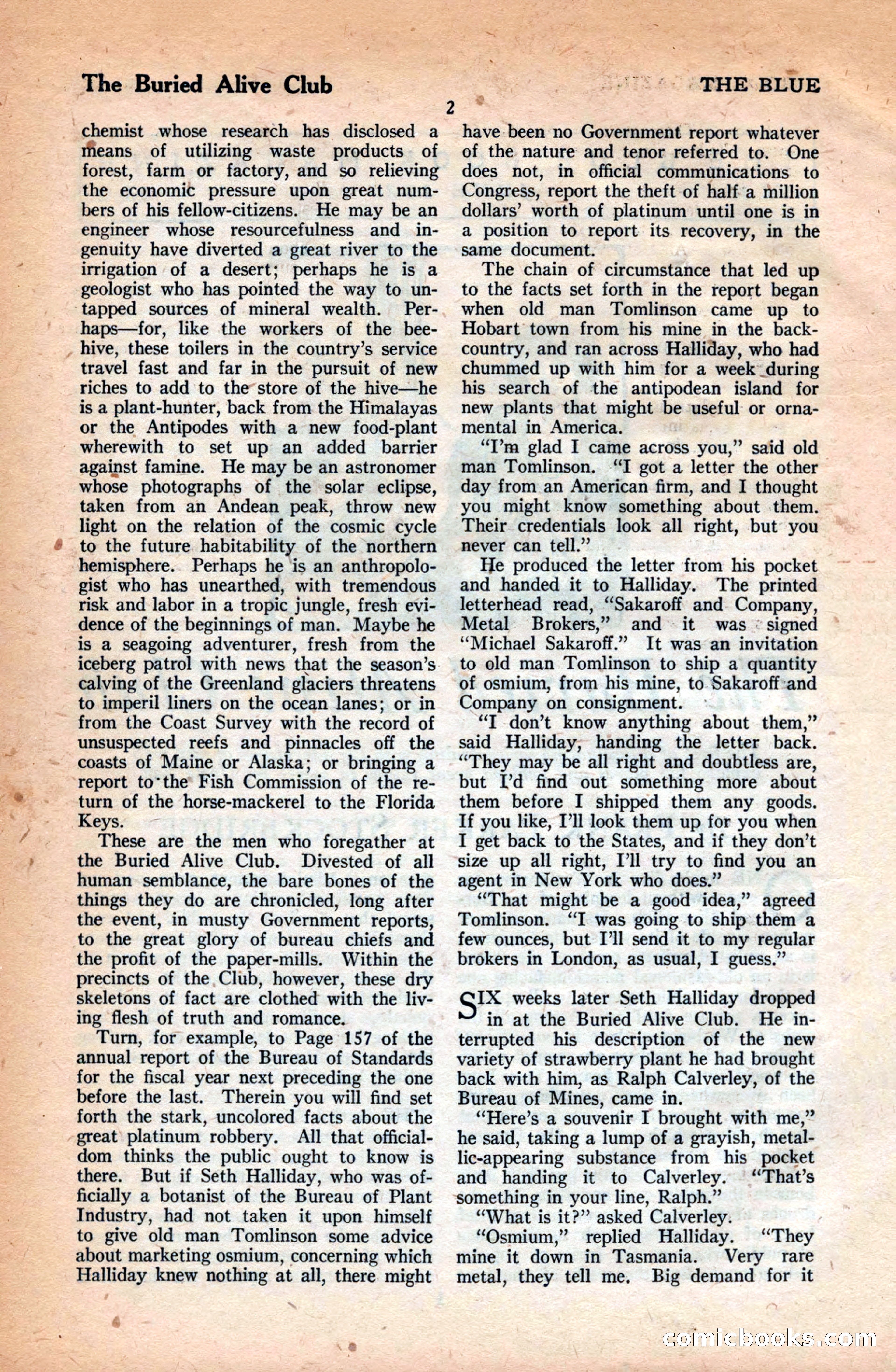 The Blue Book Magazine, June 1923 — page 8 of 212