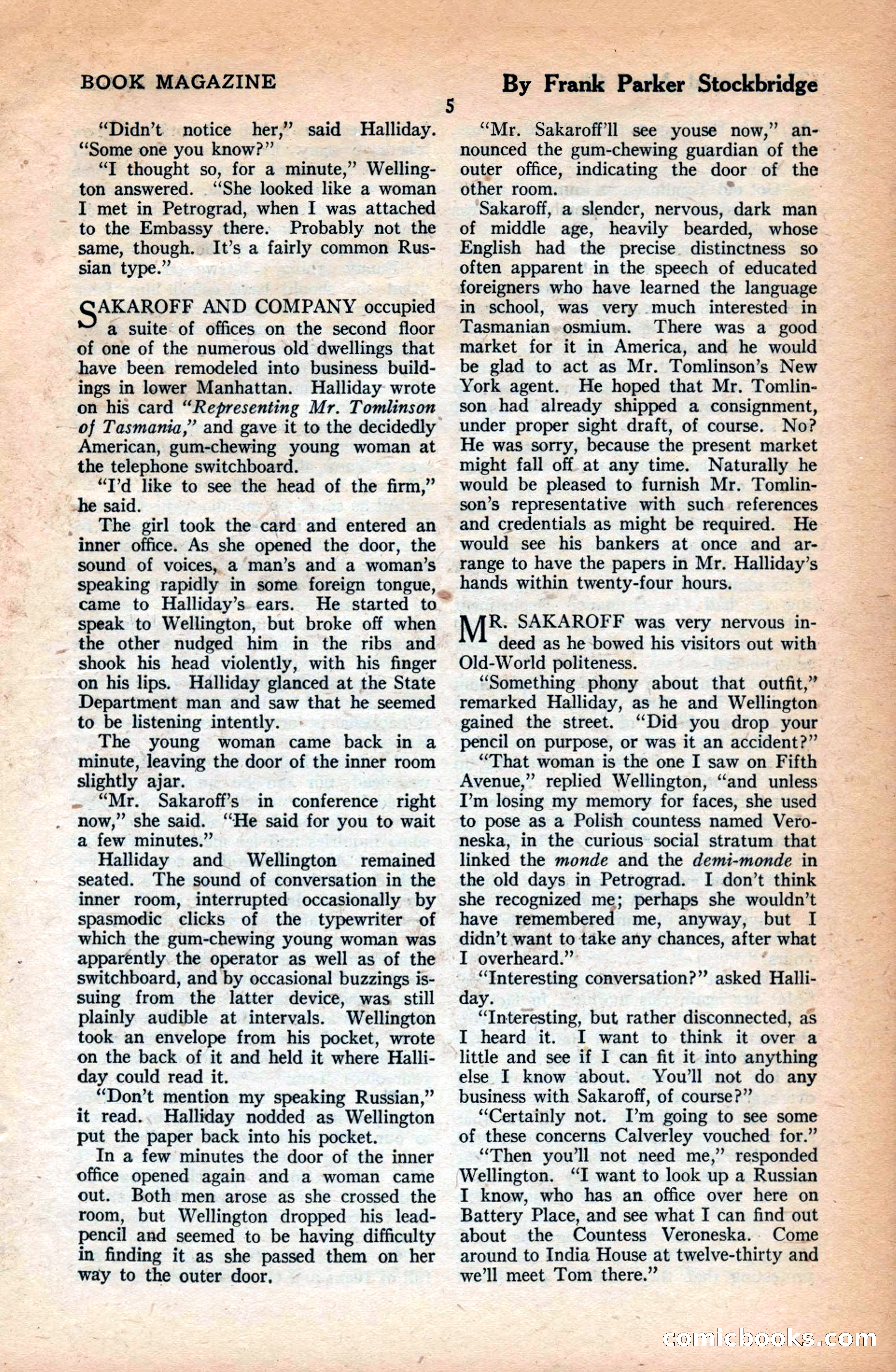The Blue Book Magazine, June 1923 — page 11 of 212