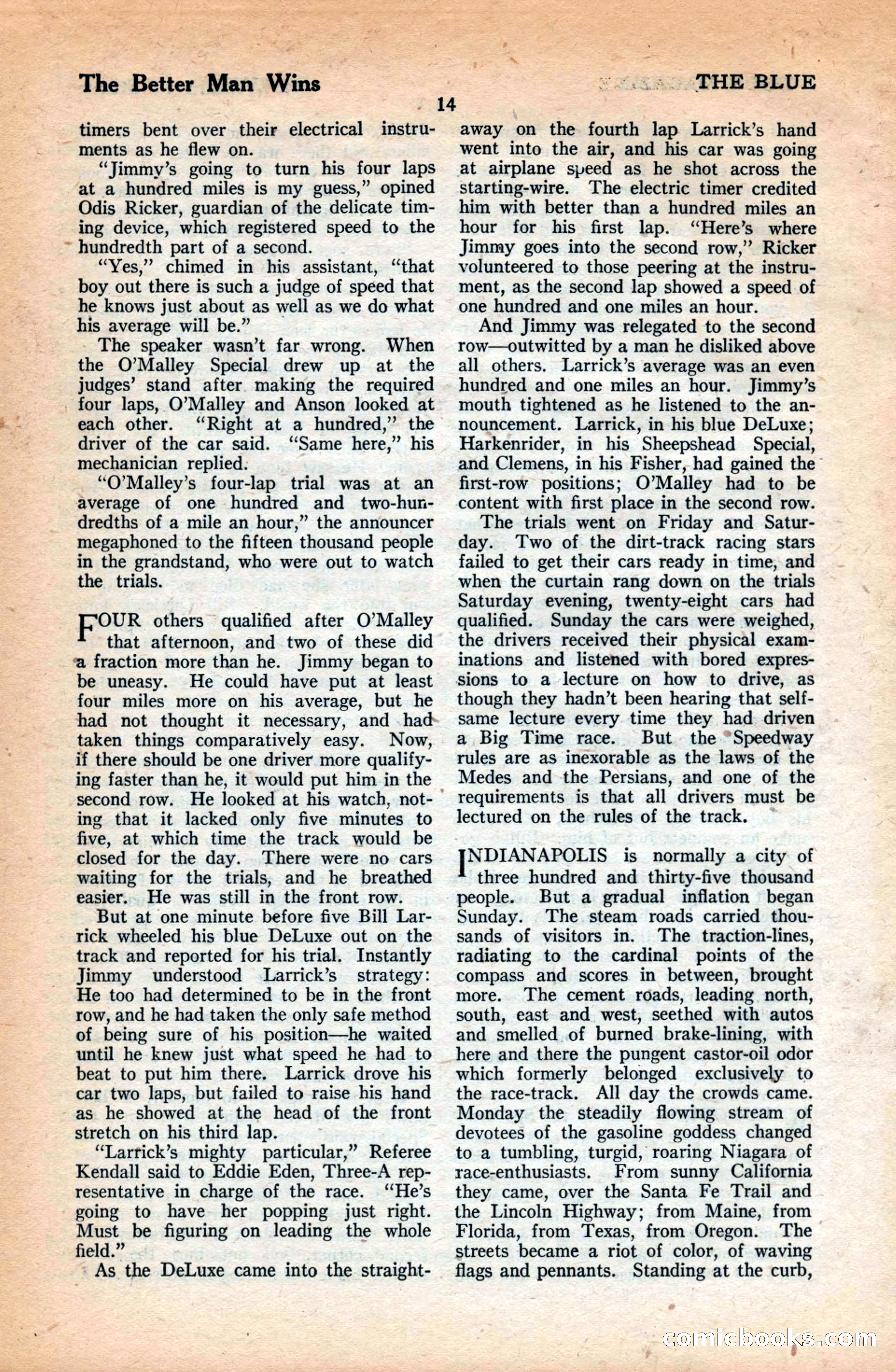 The Blue Book Magazine, June 1923 — page 20 of 212