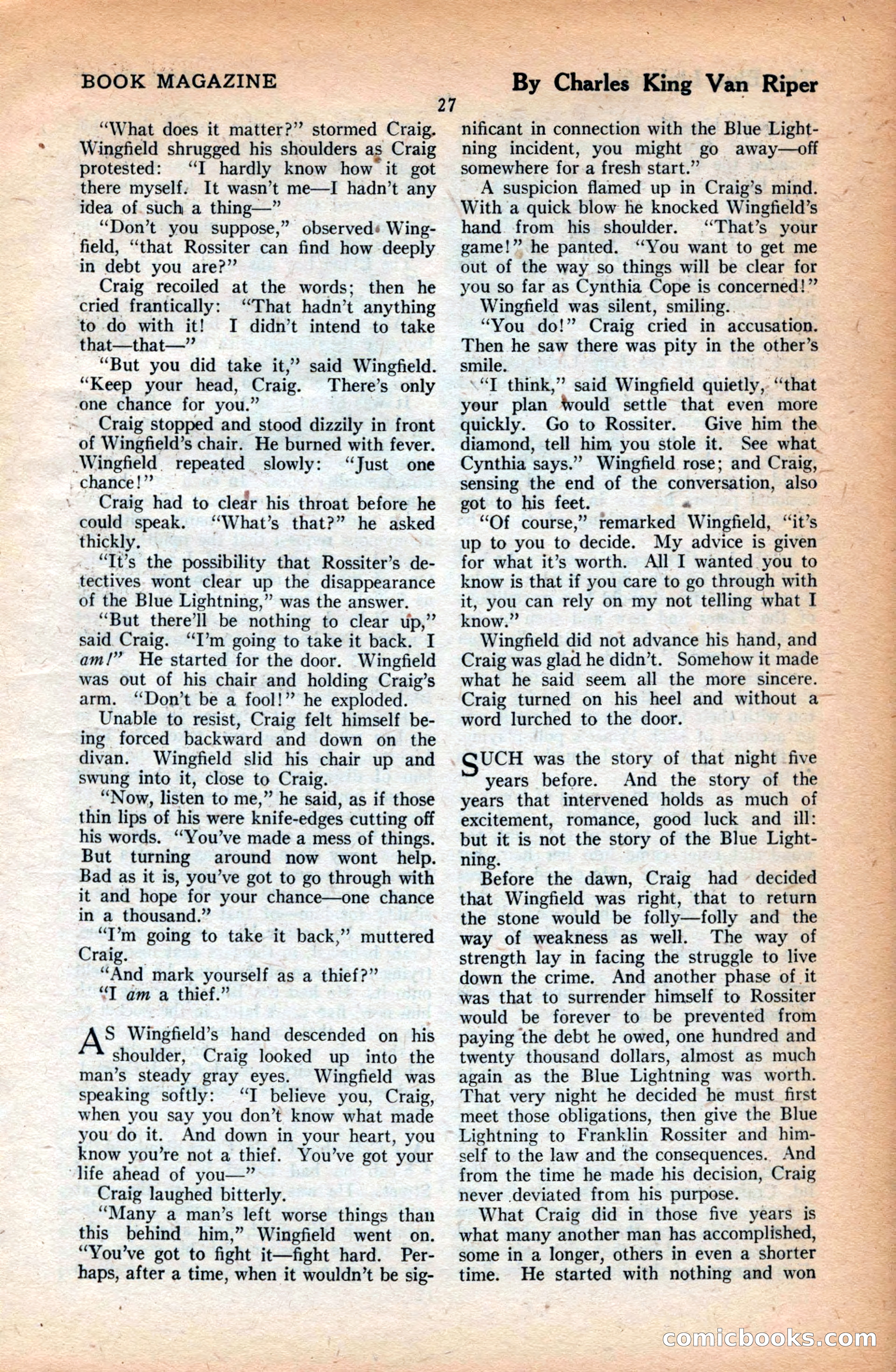 The Blue Book Magazine, June 1923 — page 33 of 212