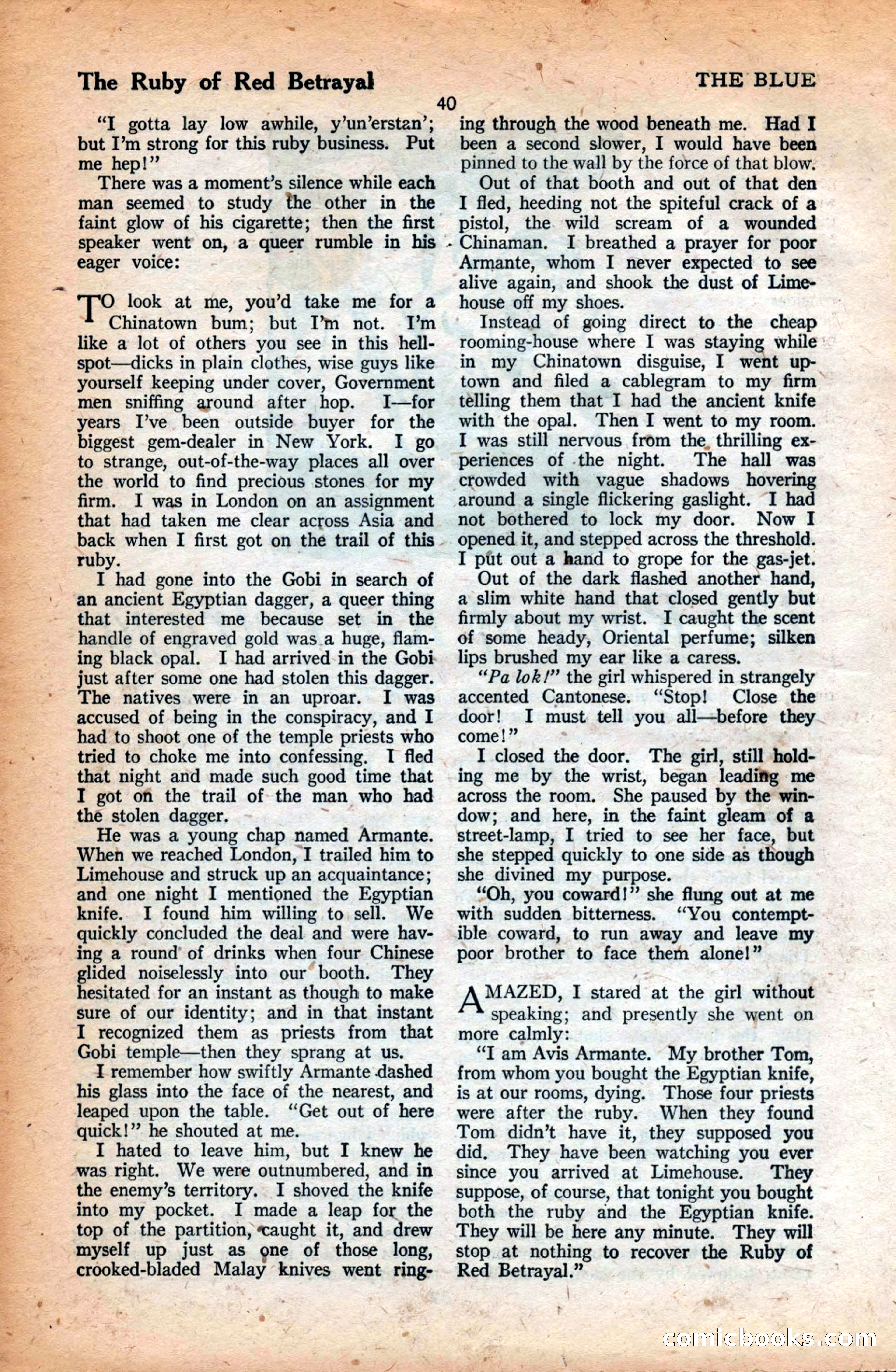 The Blue Book Magazine, June 1923 — page 46 of 212