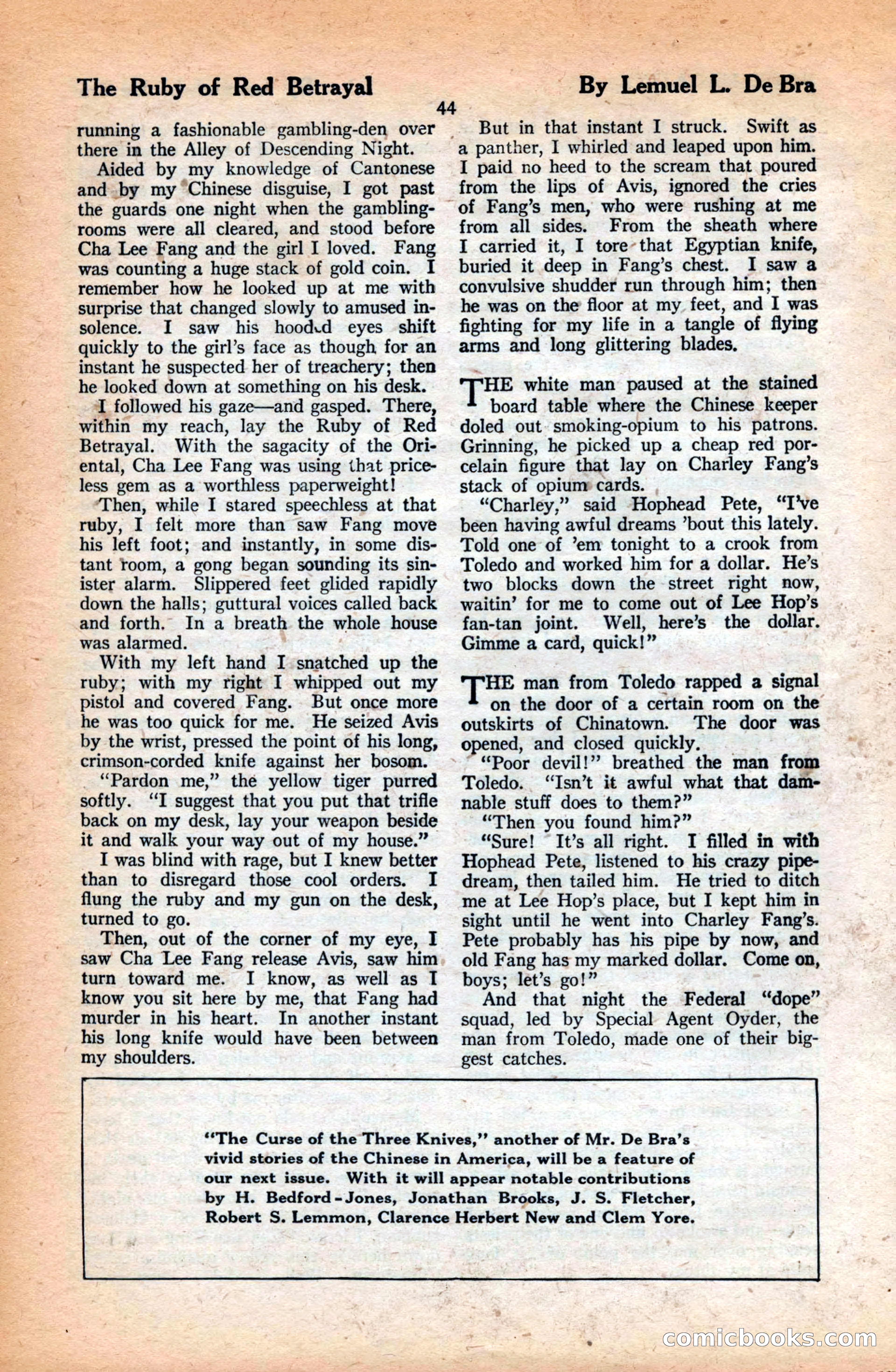 The Blue Book Magazine, June 1923 — page 50 of 212