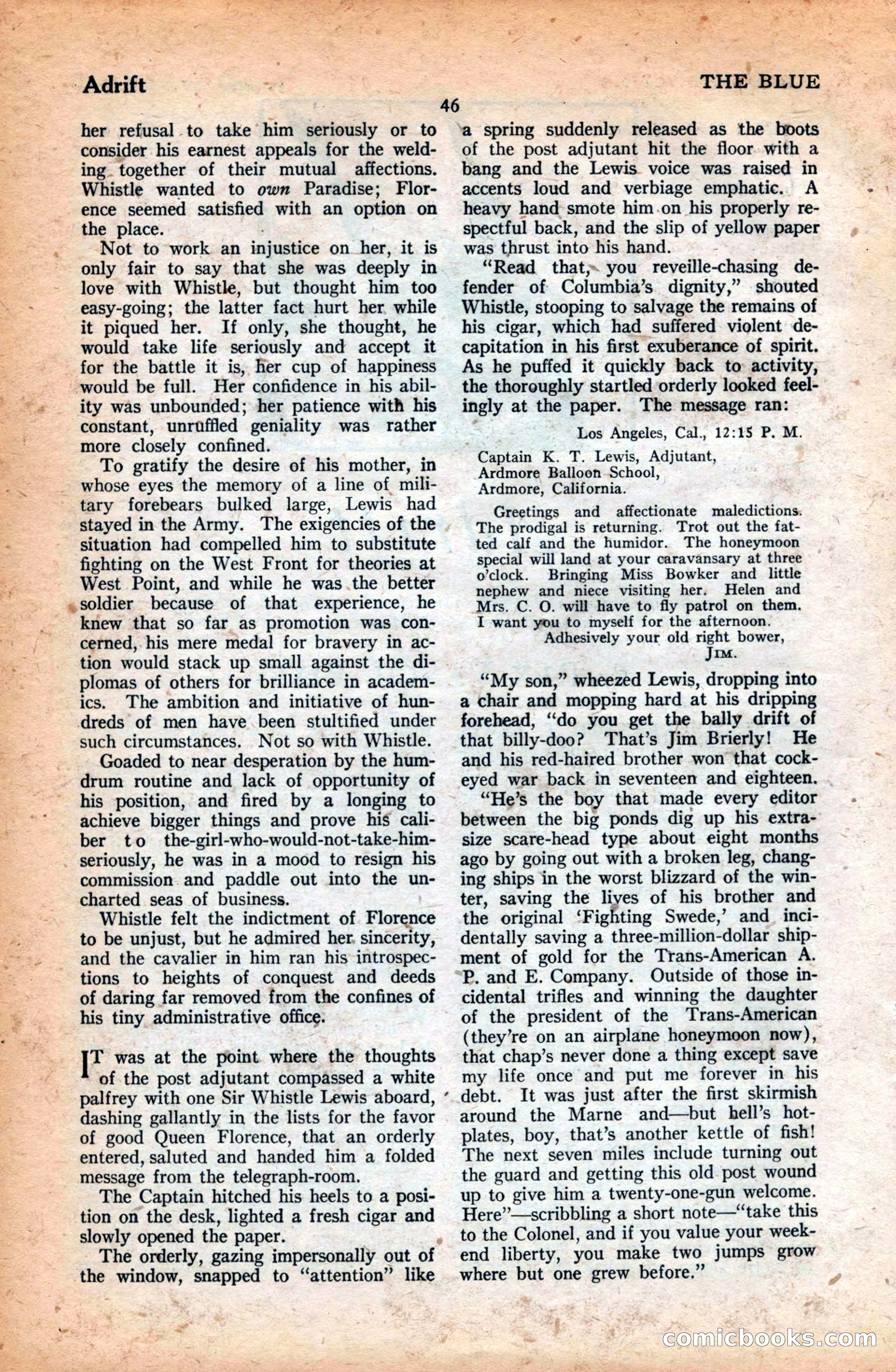 The Blue Book Magazine, June 1923 — page 52 of 212