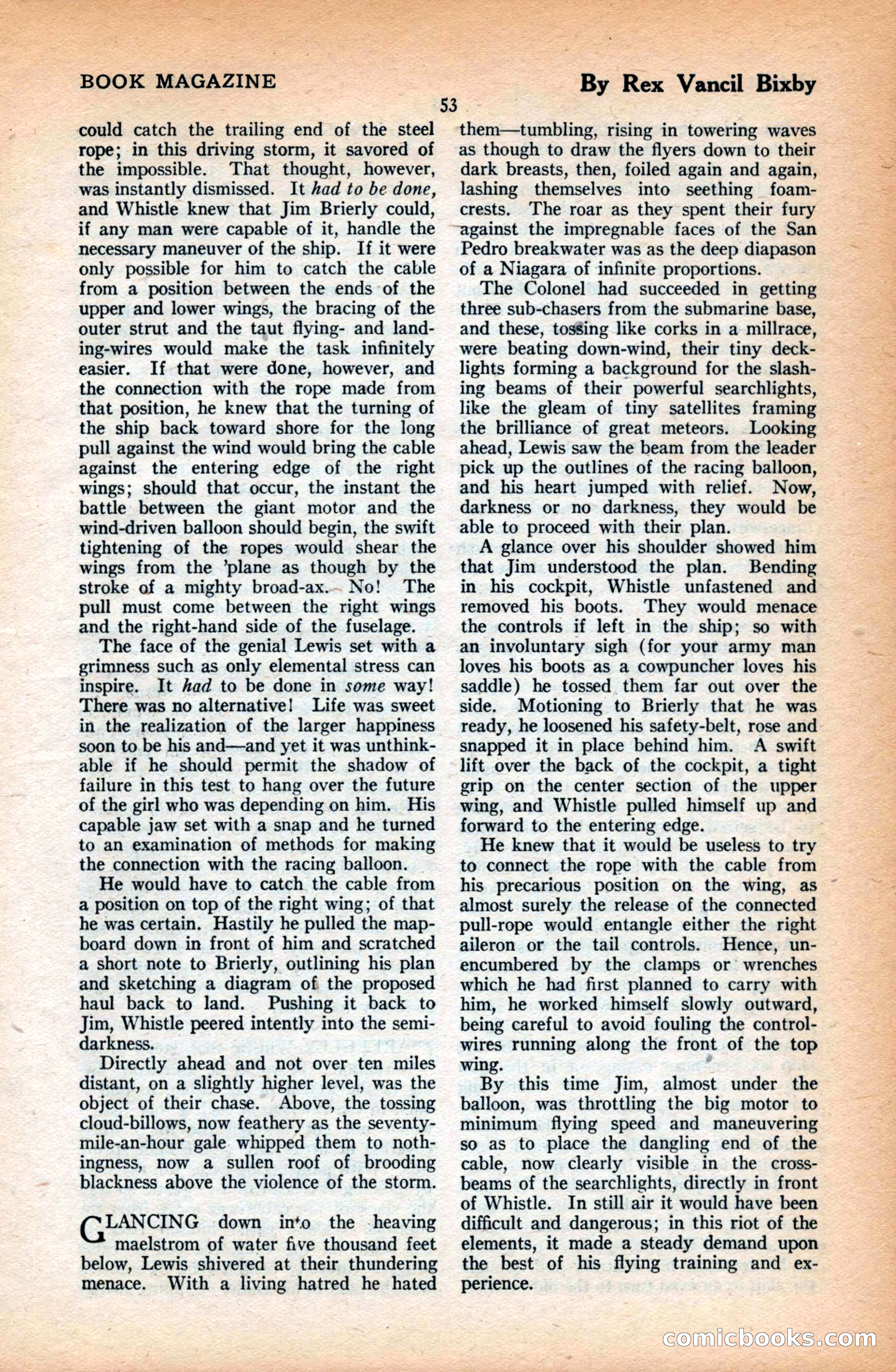 The Blue Book Magazine, June 1923 — page 59 of 212