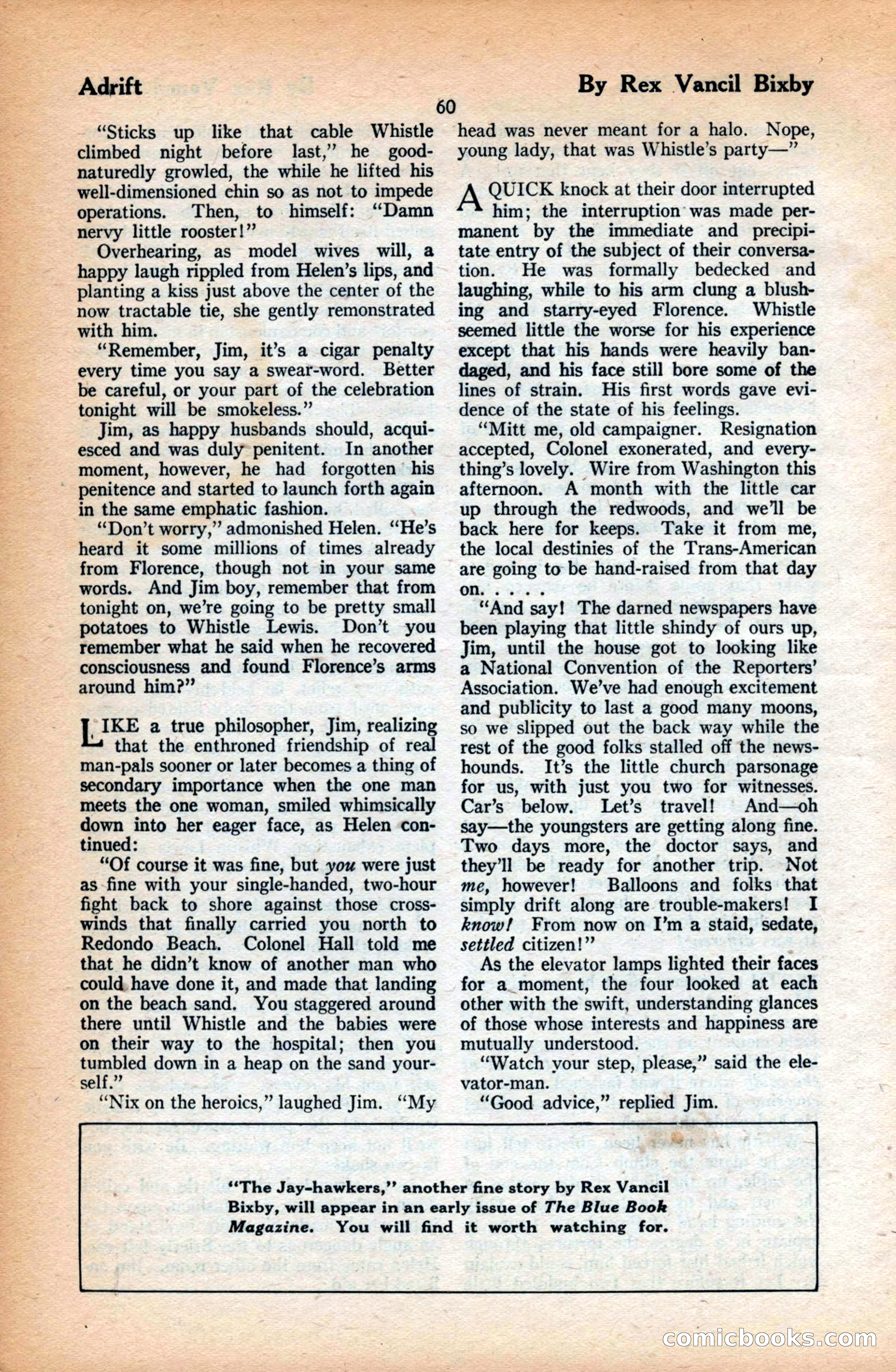 The Blue Book Magazine, June 1923 — page 66 of 212