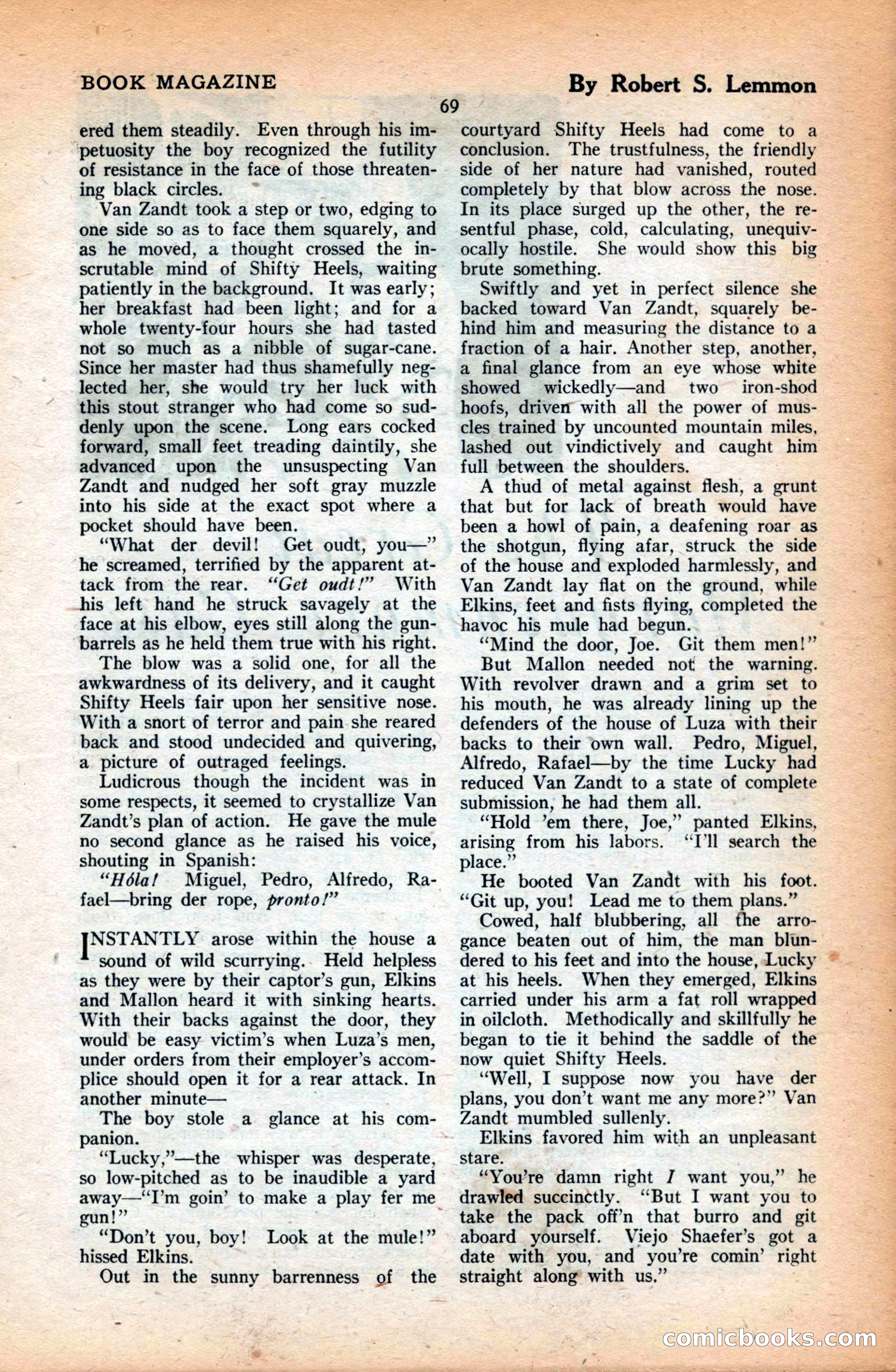 The Blue Book Magazine, June 1923 — page 75 of 212