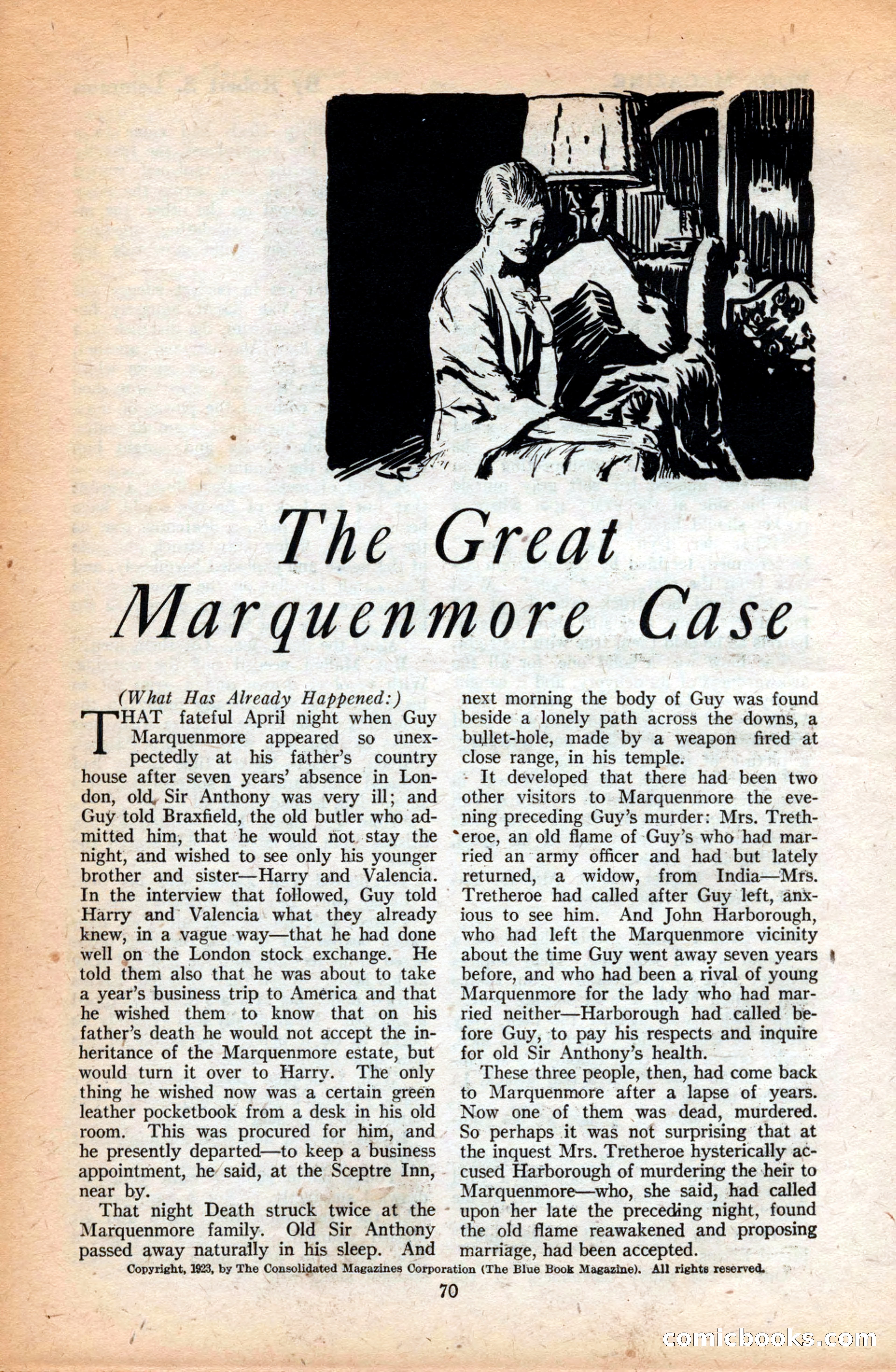 The Blue Book Magazine, June 1923 — page 76 of 212
