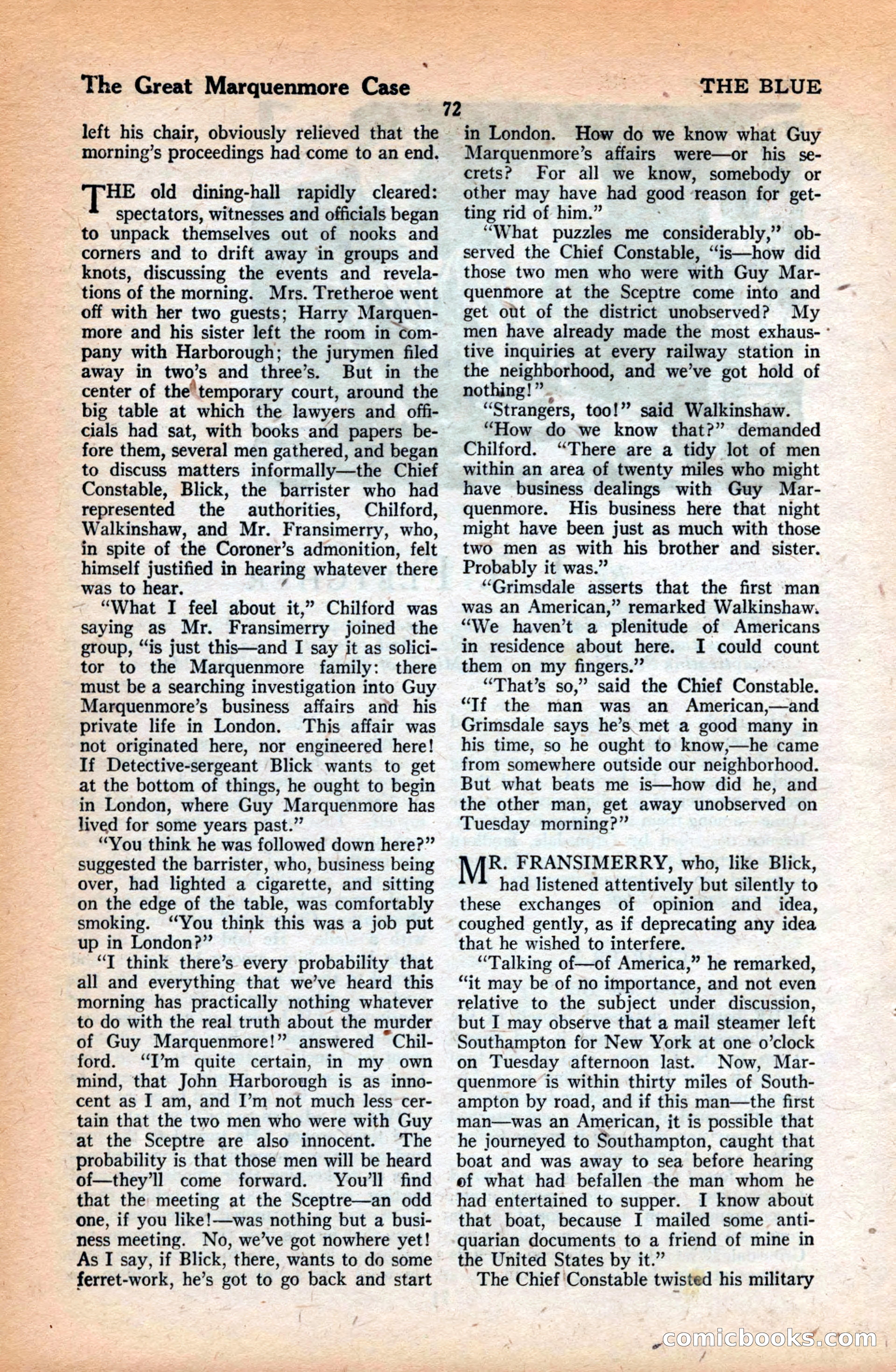 The Blue Book Magazine, June 1923 — page 78 of 212