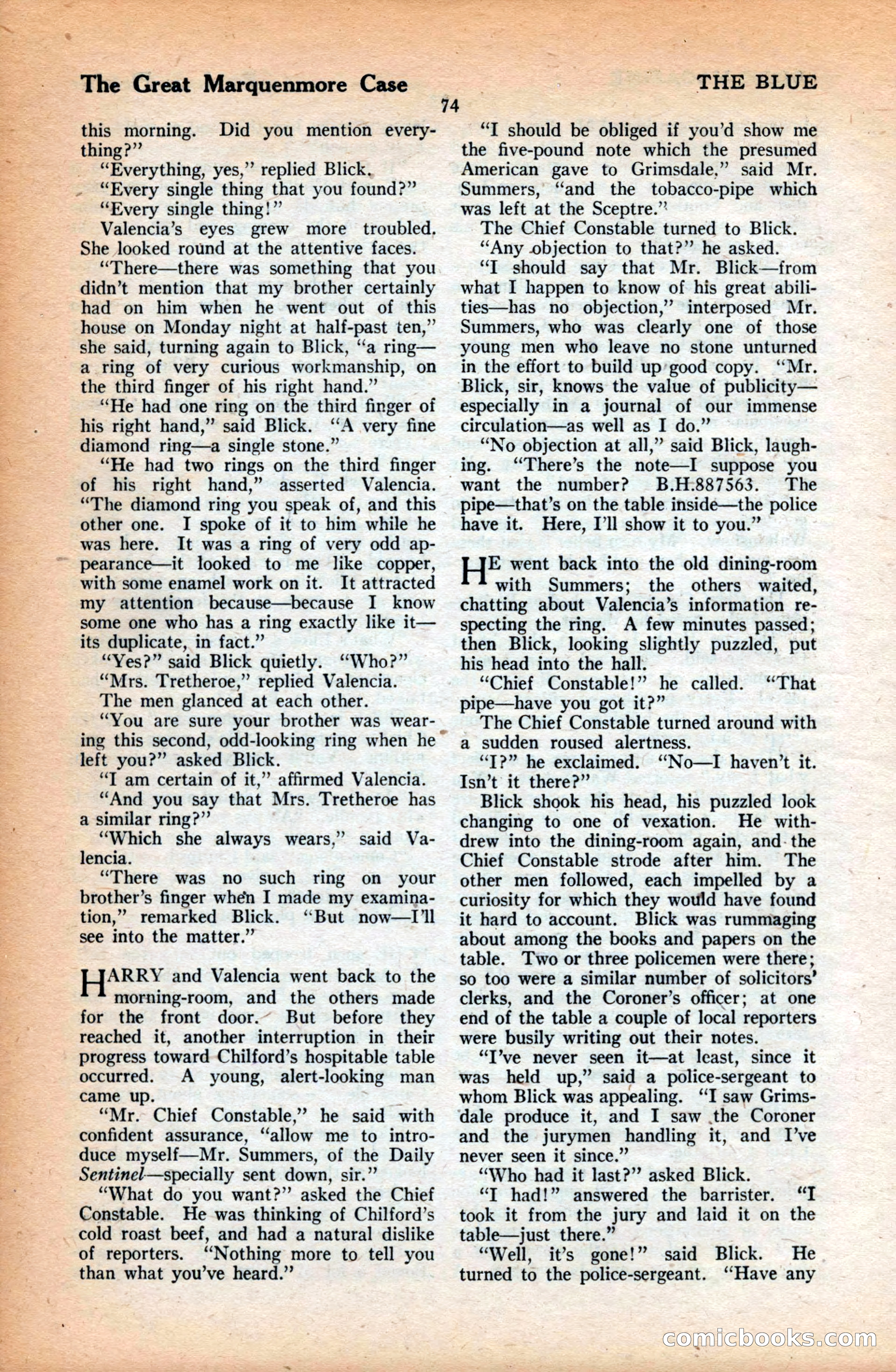 The Blue Book Magazine, June 1923 — page 80 of 212
