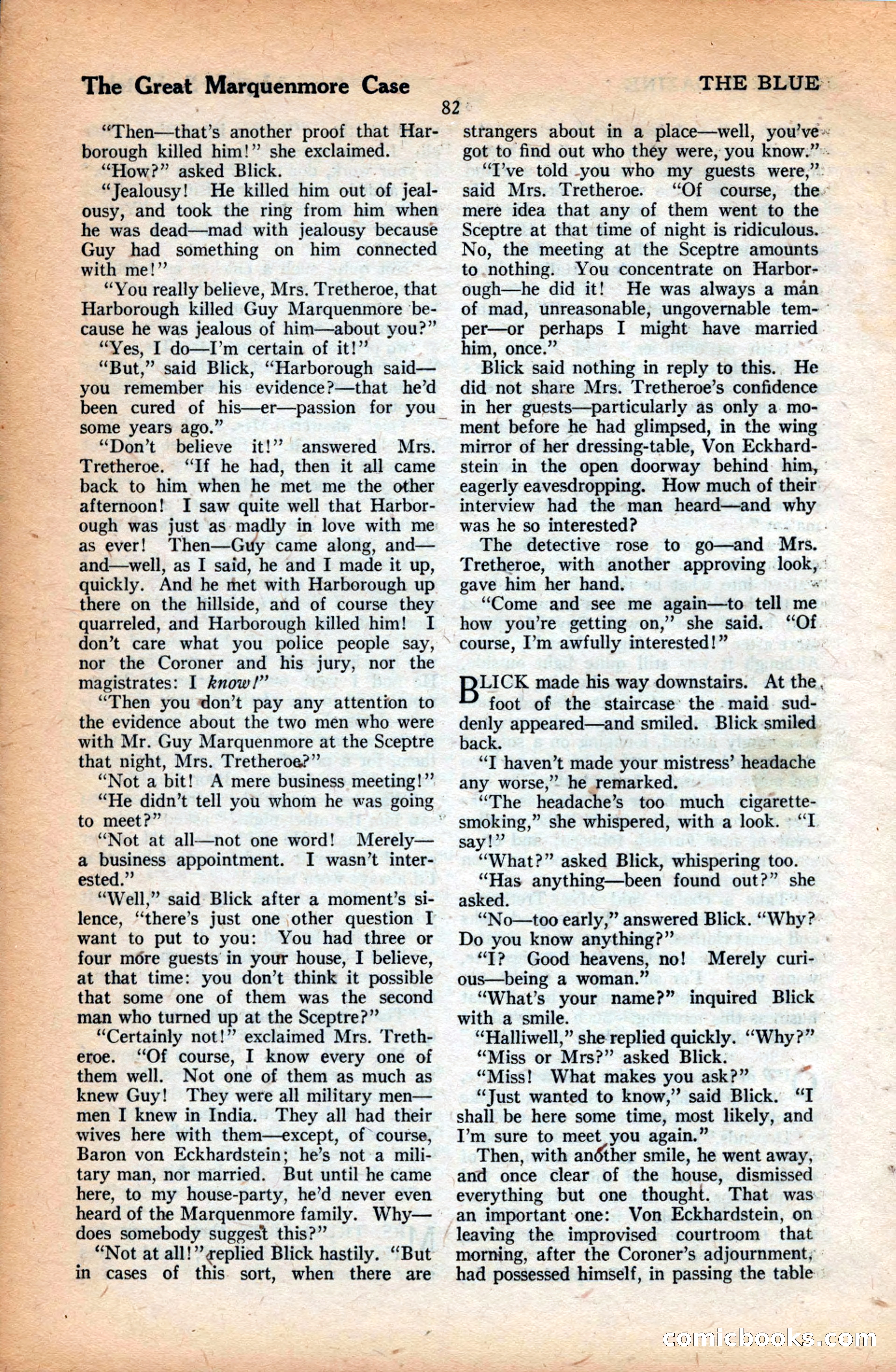 The Blue Book Magazine, June 1923 — page 88 of 212