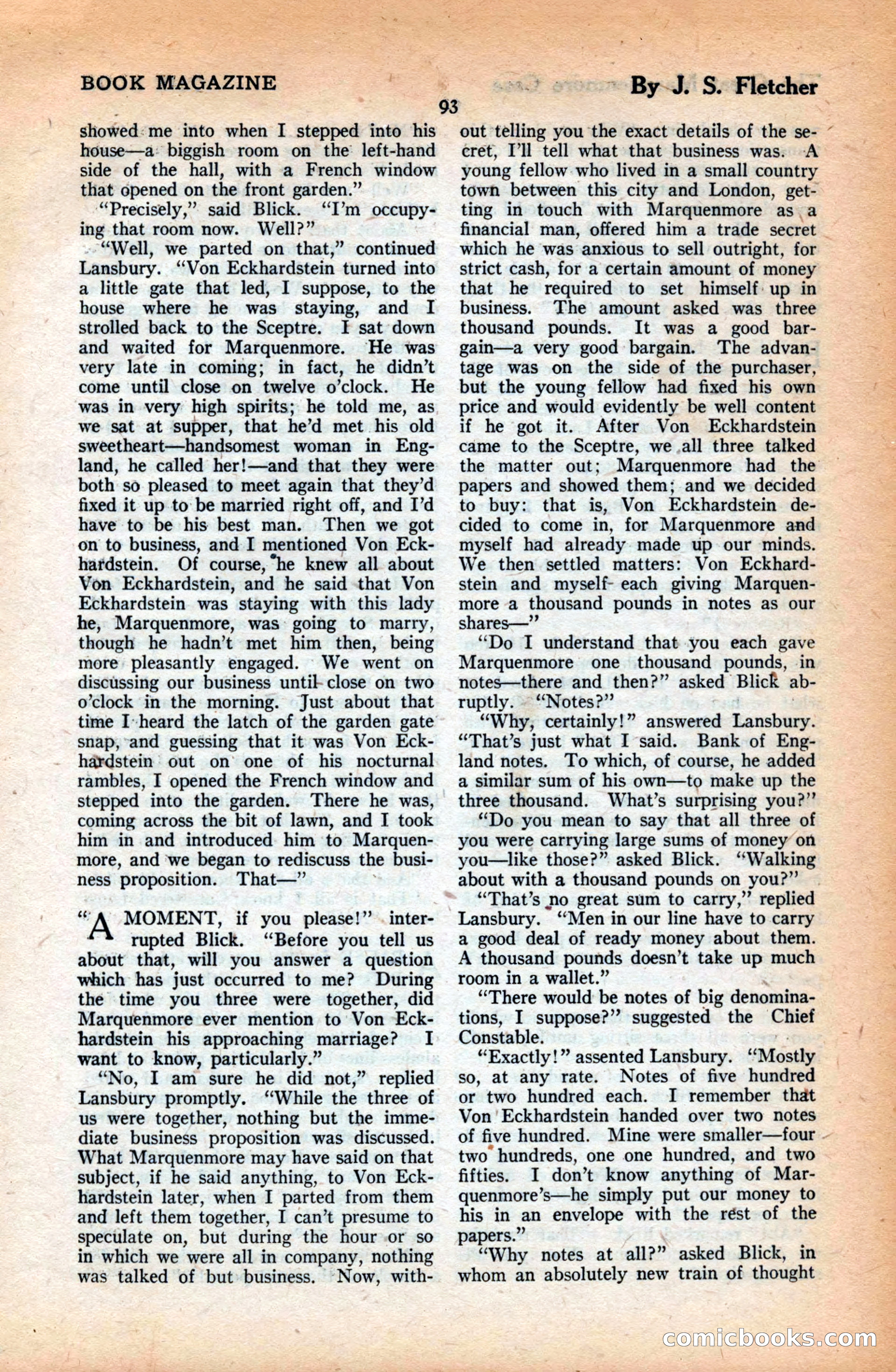 The Blue Book Magazine, June 1923 — page 99 of 212
