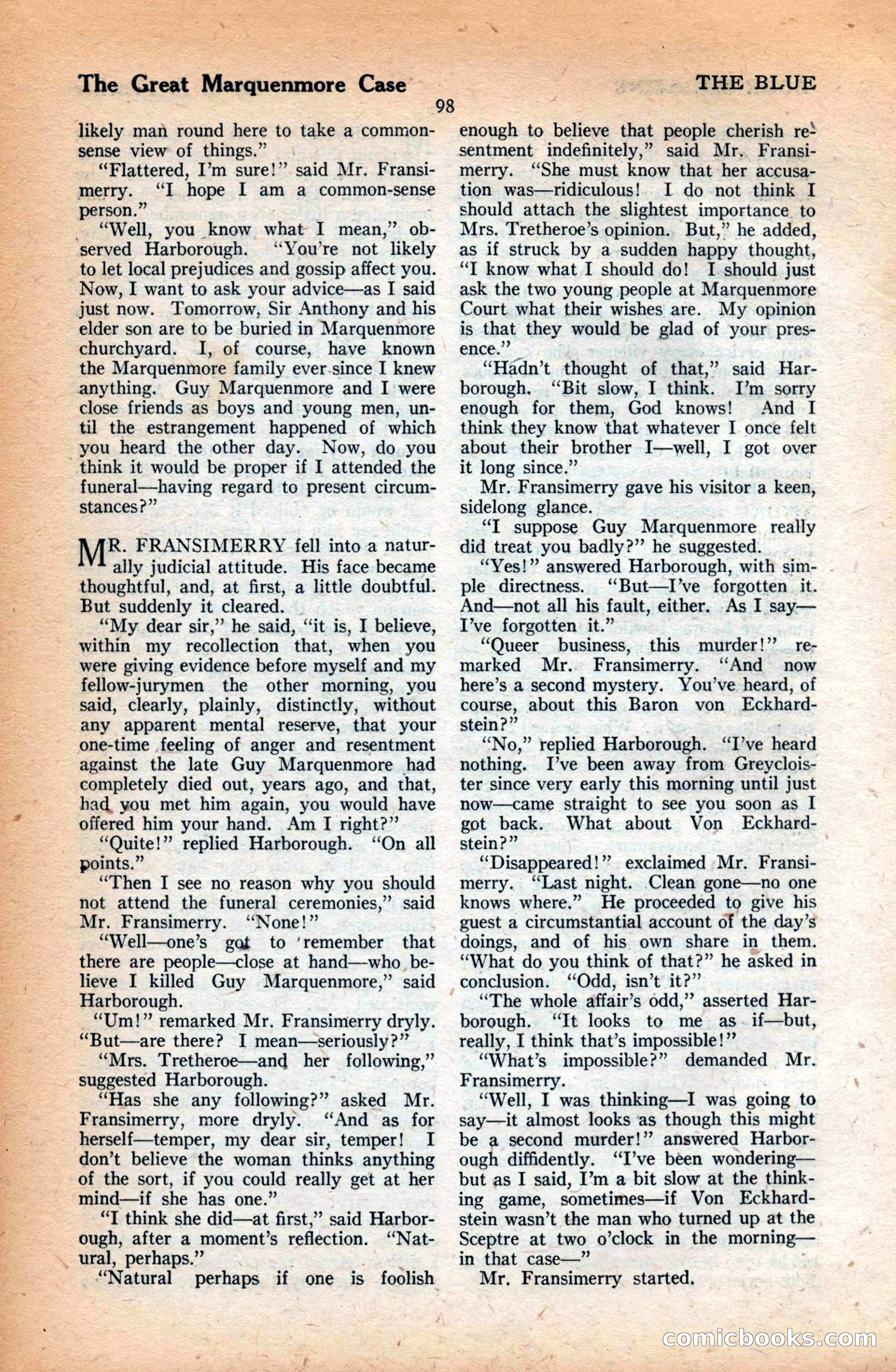 The Blue Book Magazine, June 1923 — page 104 of 212