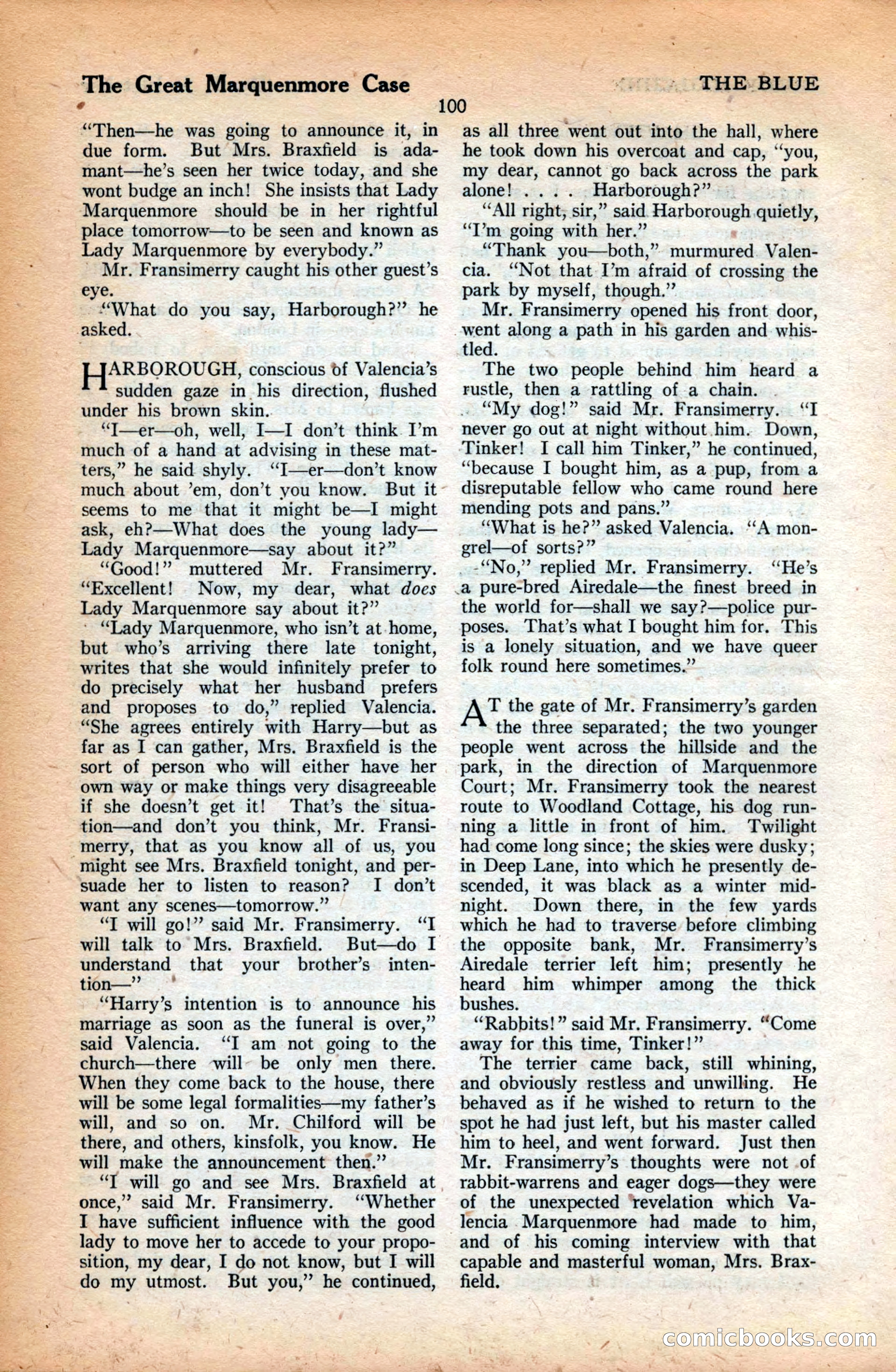 The Blue Book Magazine, June 1923 — page 106 of 212