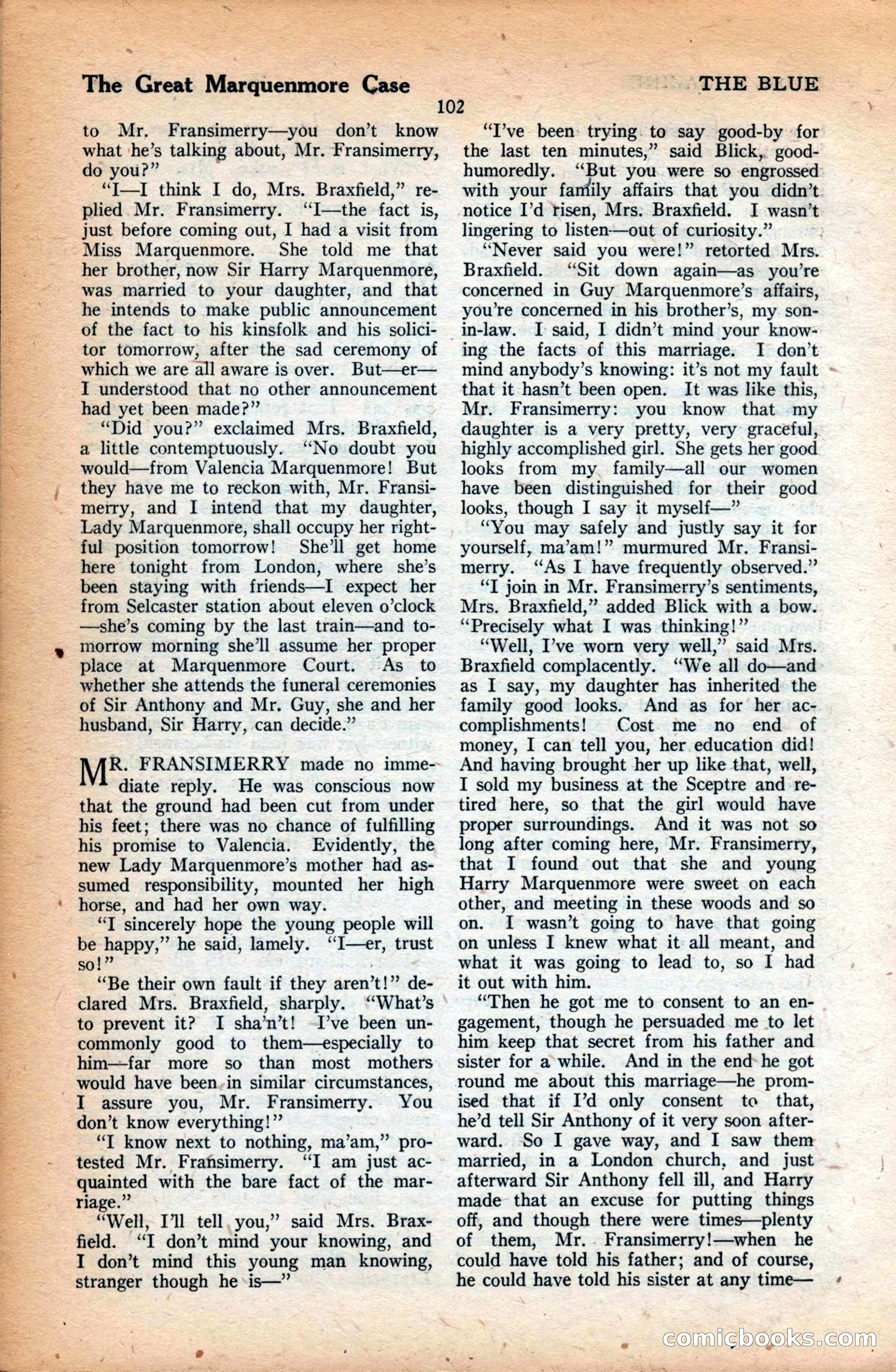 The Blue Book Magazine, June 1923 — page 108 of 212