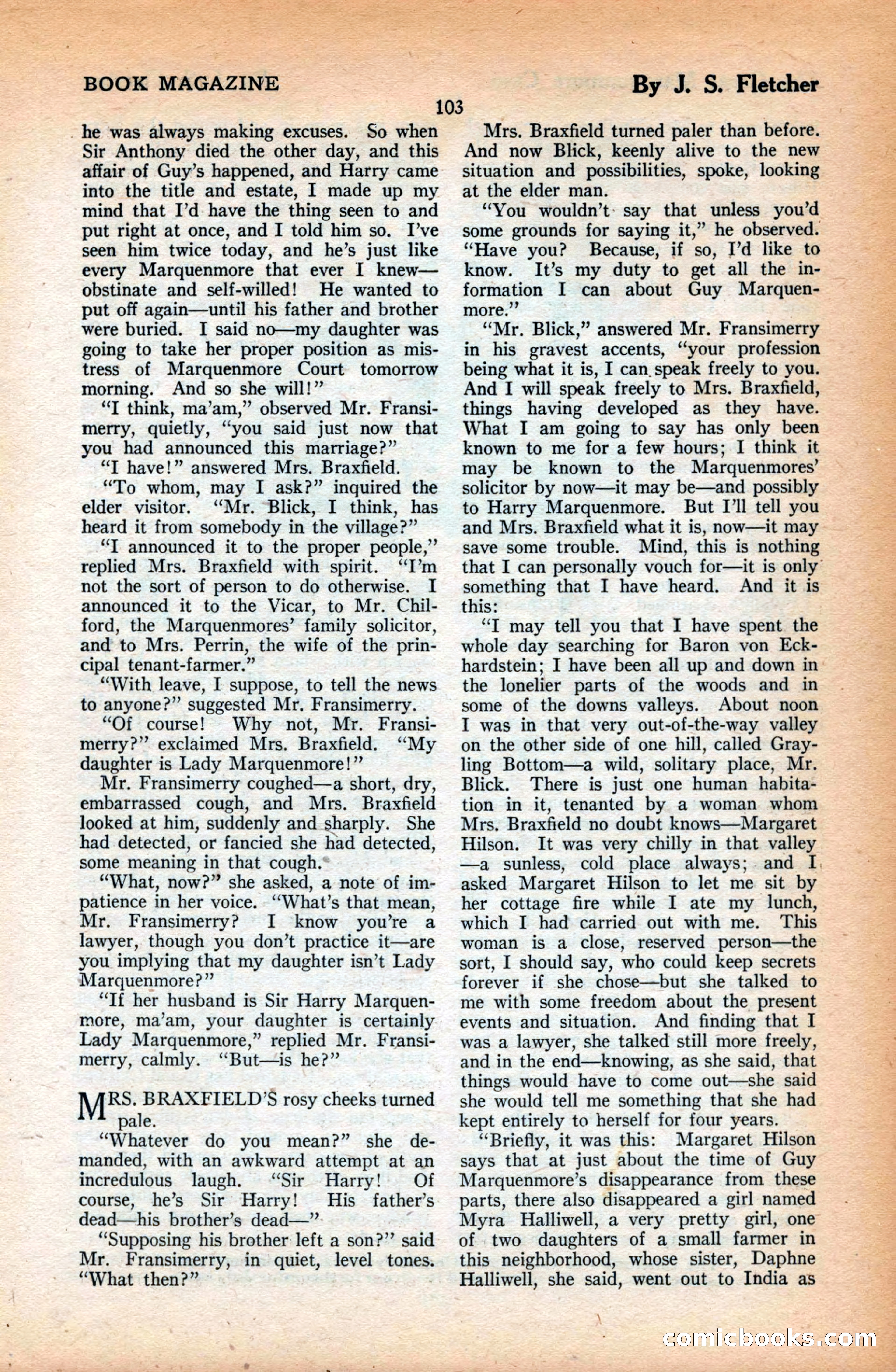 The Blue Book Magazine, June 1923 — page 109 of 212