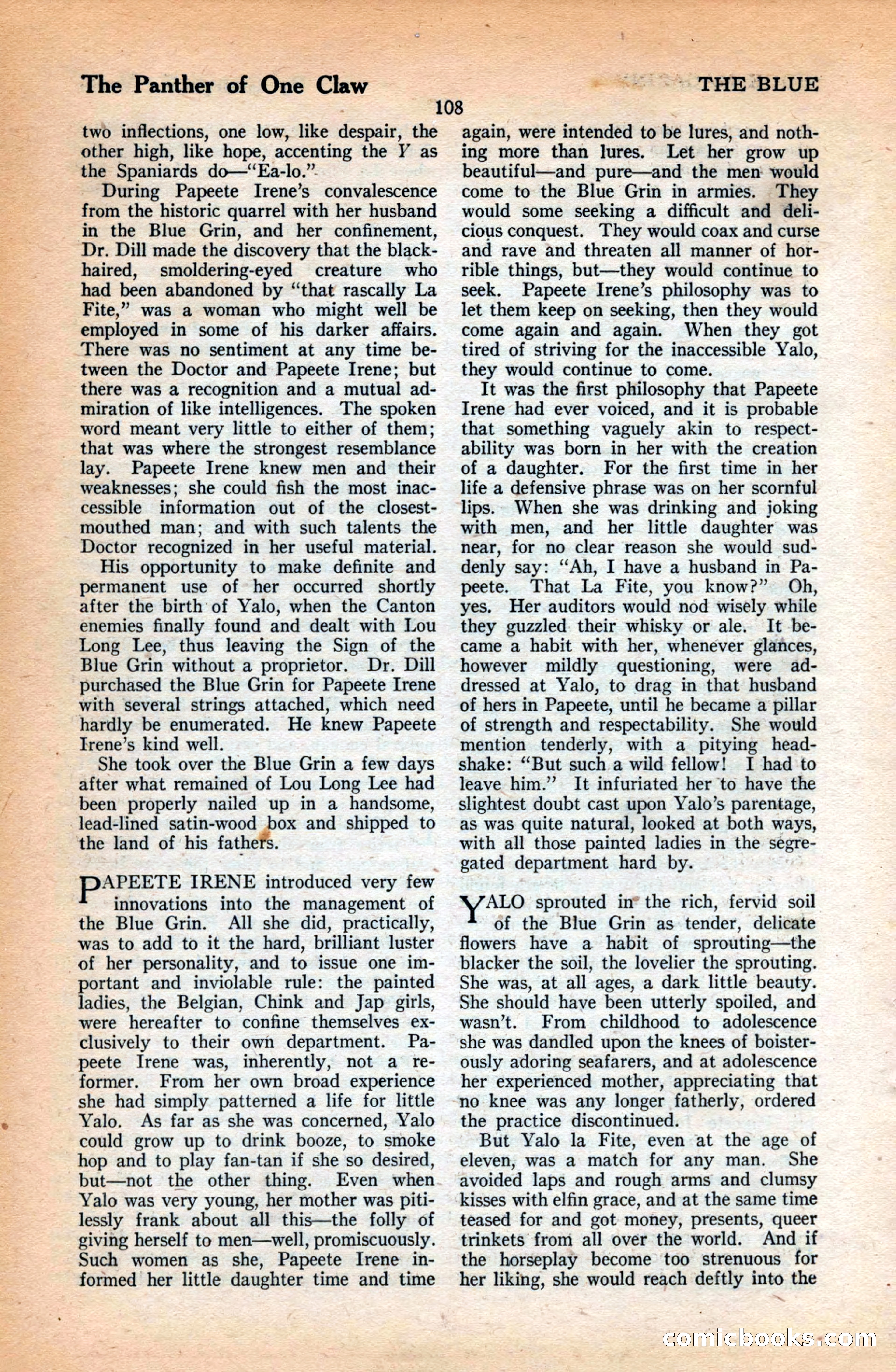 The Blue Book Magazine, June 1923 — page 114 of 212