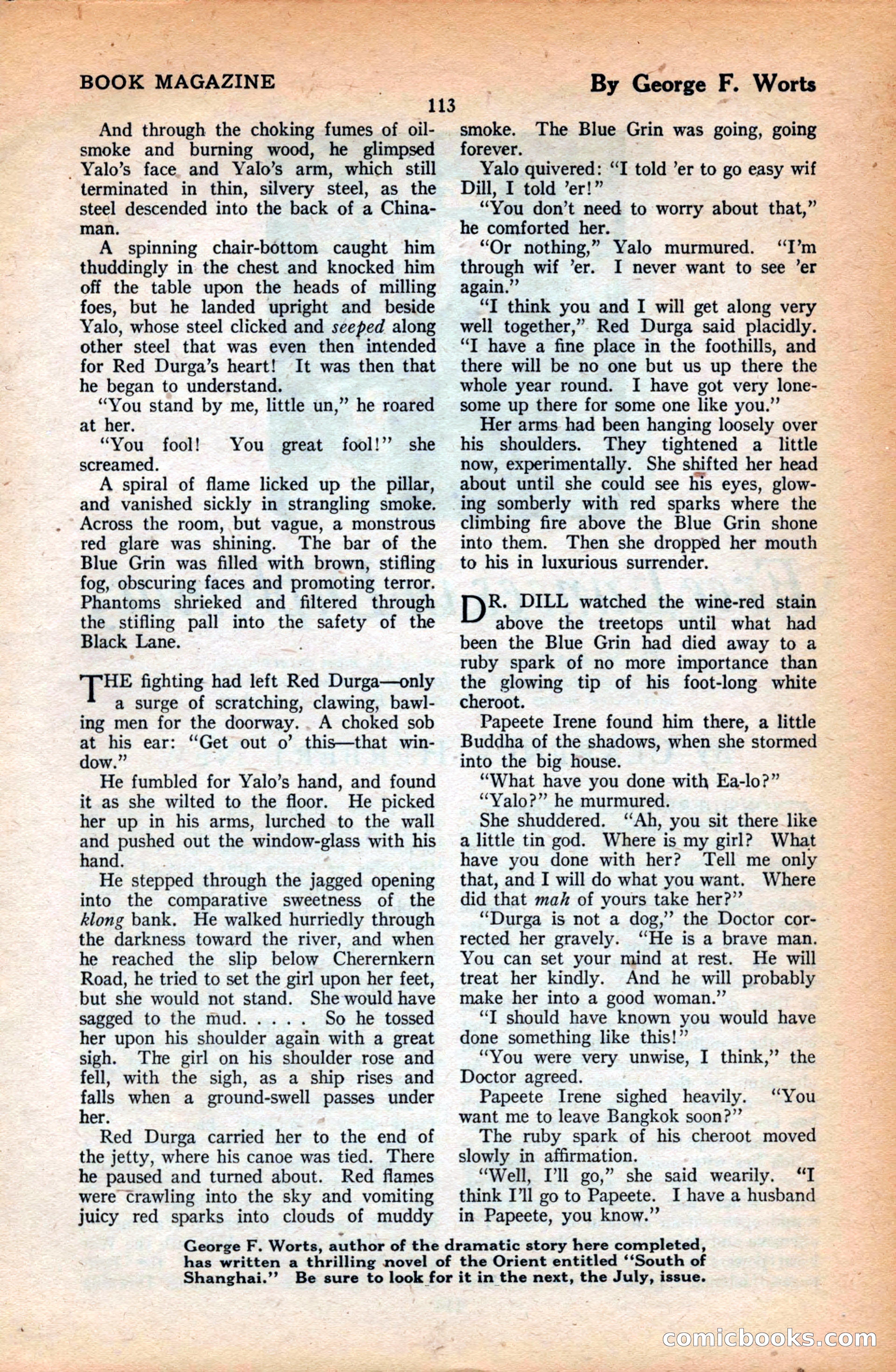 The Blue Book Magazine, June 1923 — page 119 of 212