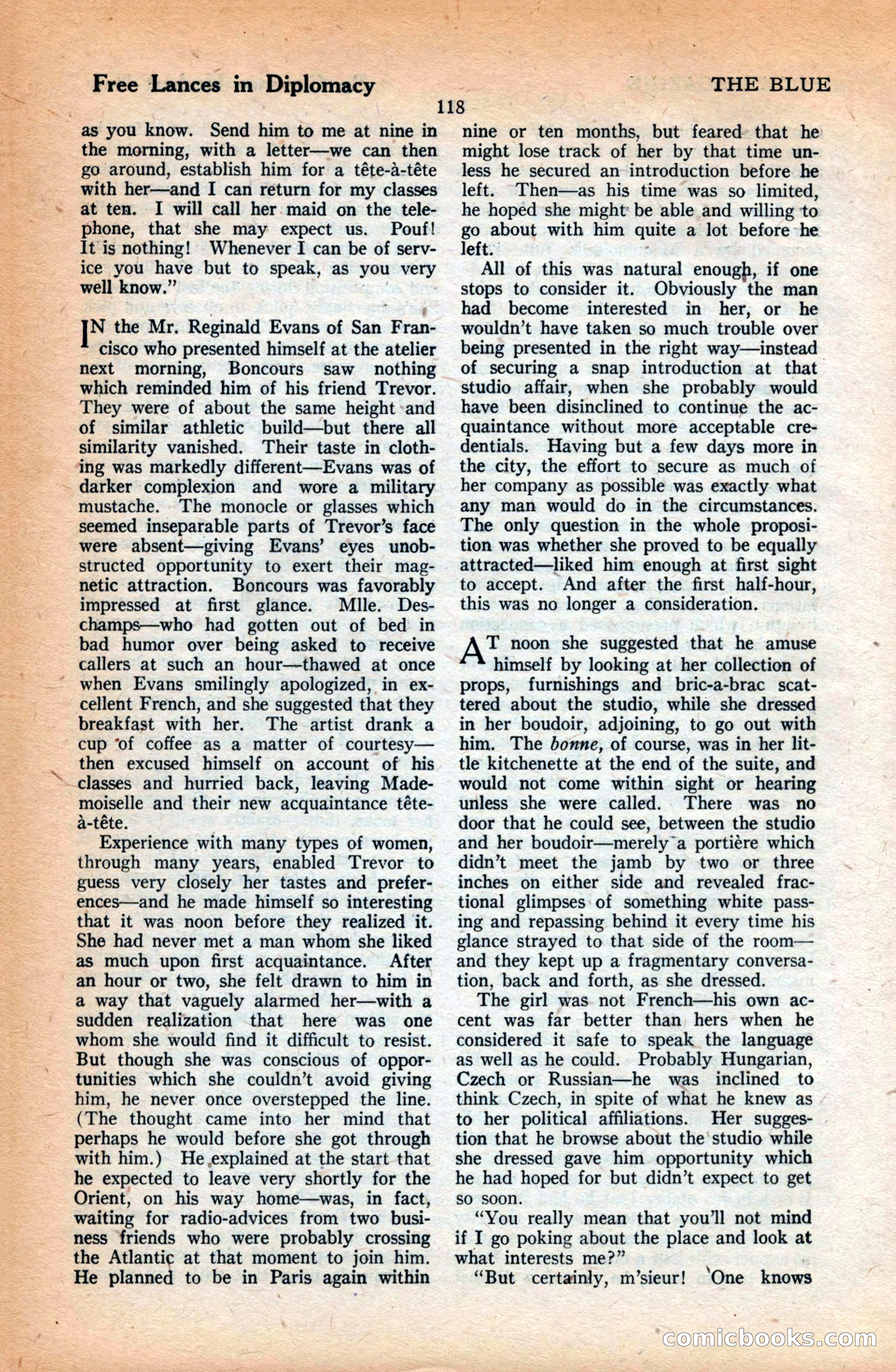 The Blue Book Magazine, June 1923 — page 124 of 212
