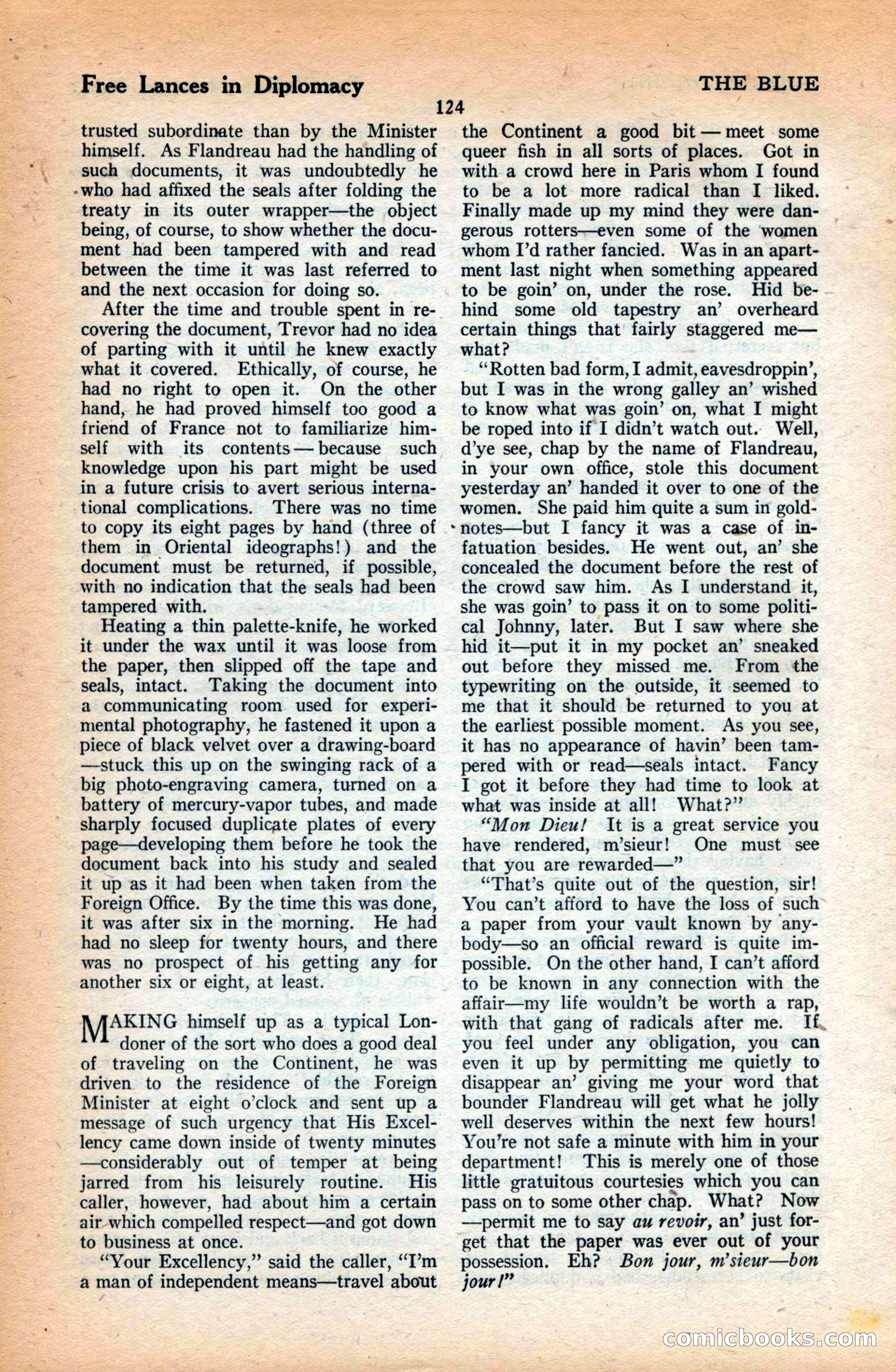 The Blue Book Magazine, June 1923 — page 130 of 212