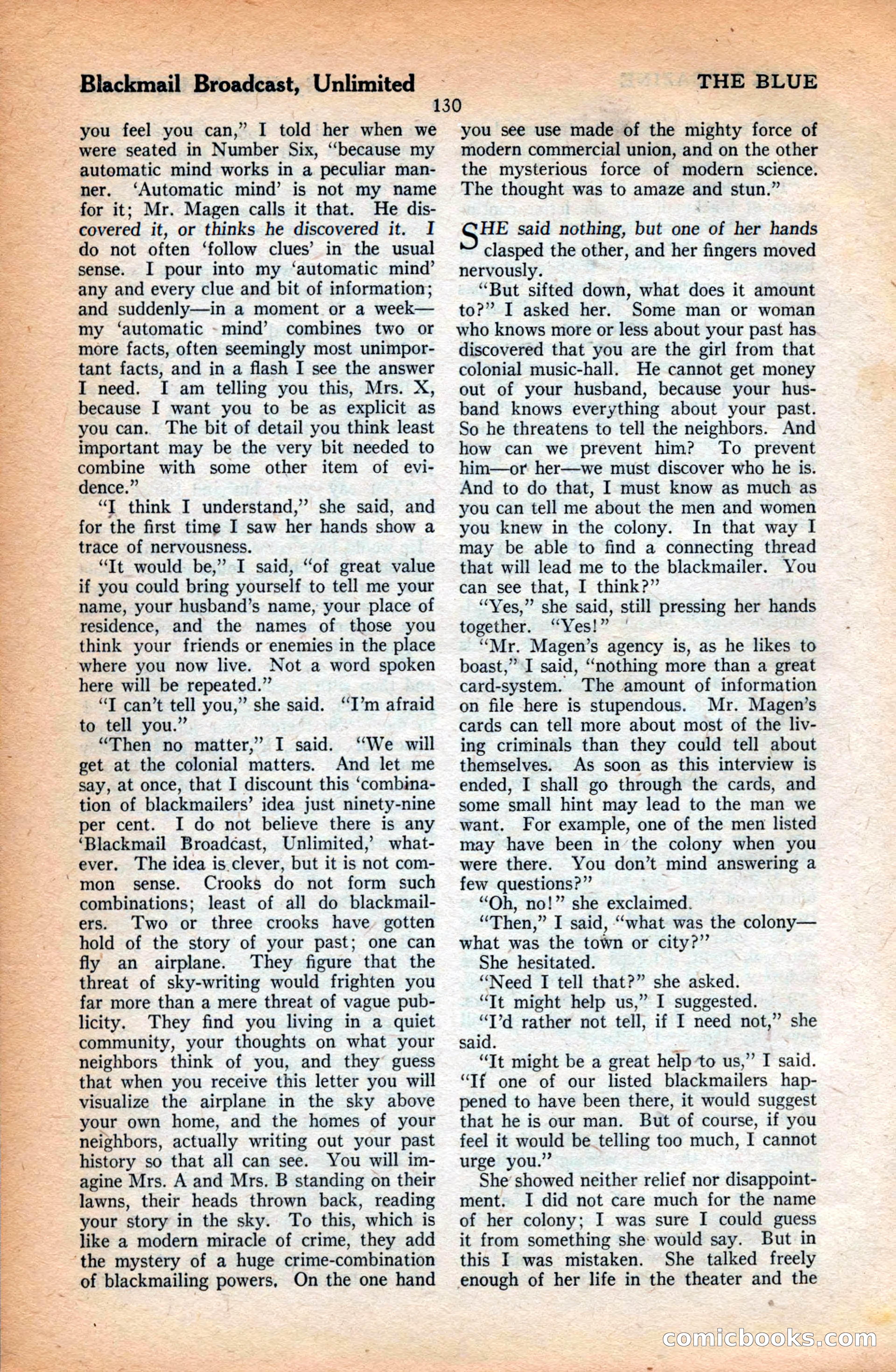 The Blue Book Magazine, June 1923 — page 136 of 212