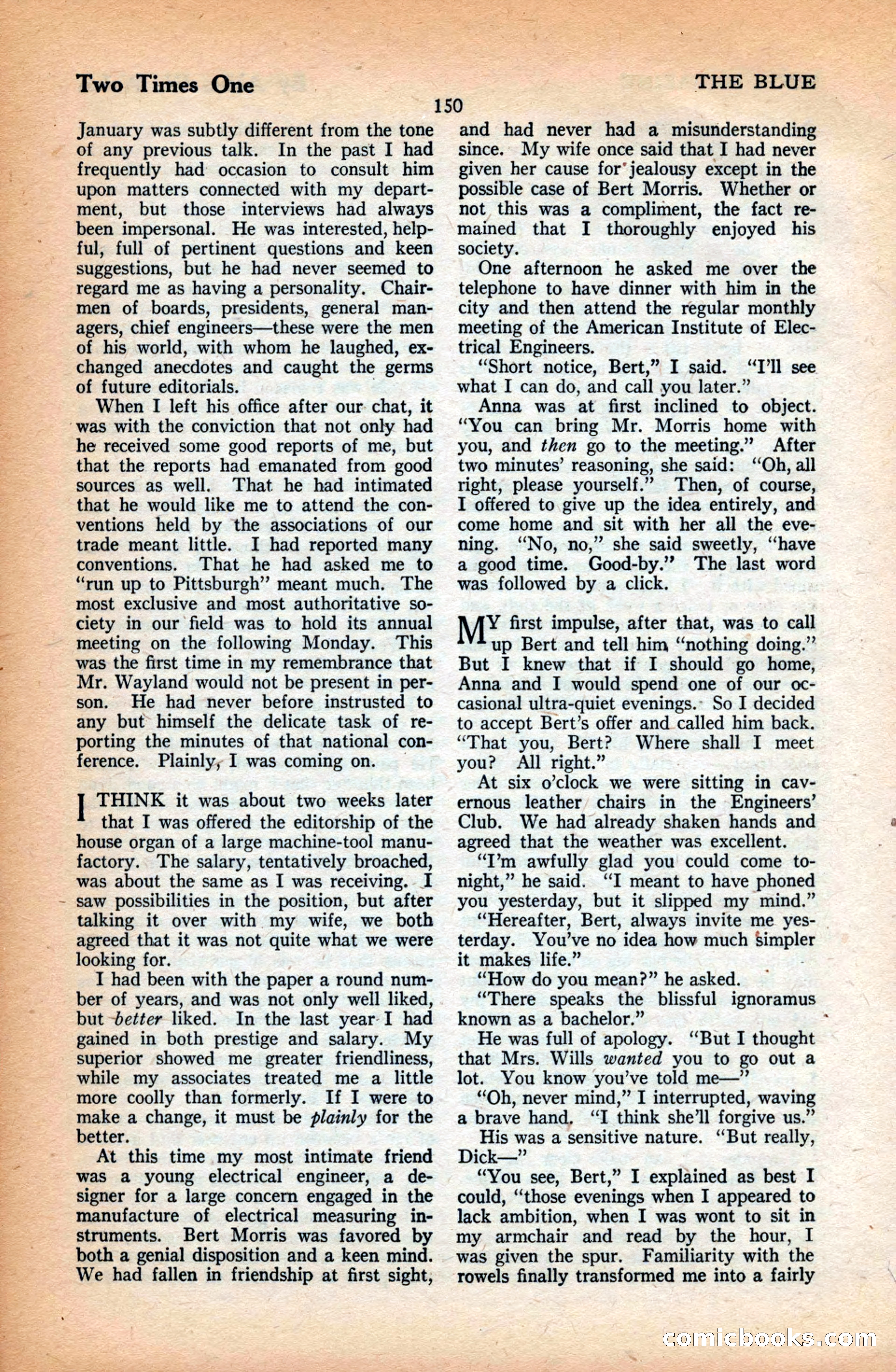 The Blue Book Magazine, June 1923 — page 156 of 212