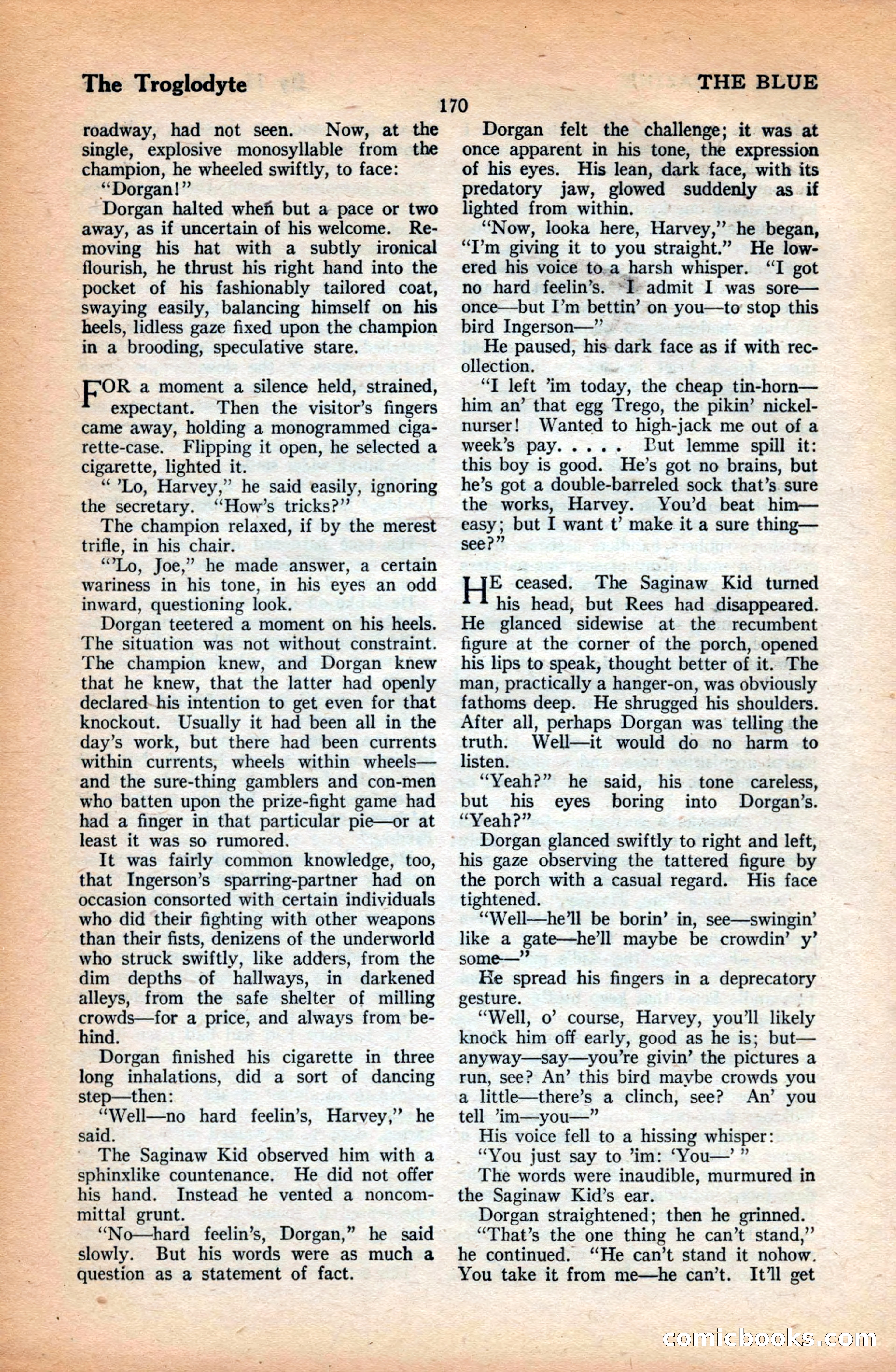 The Blue Book Magazine, June 1923 — page 176 of 212
