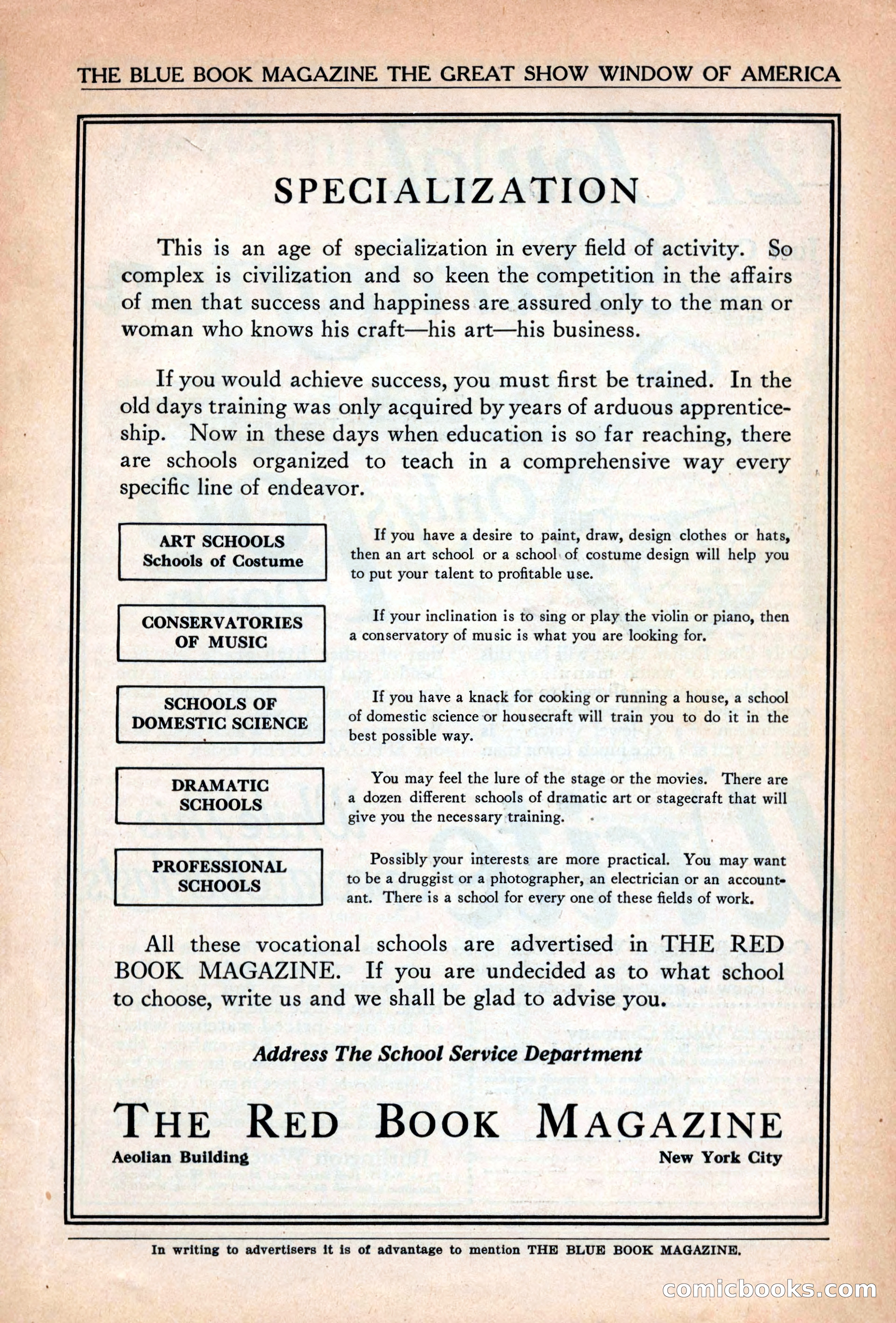 The Blue Book Magazine, June 1923 — page 209 of 212