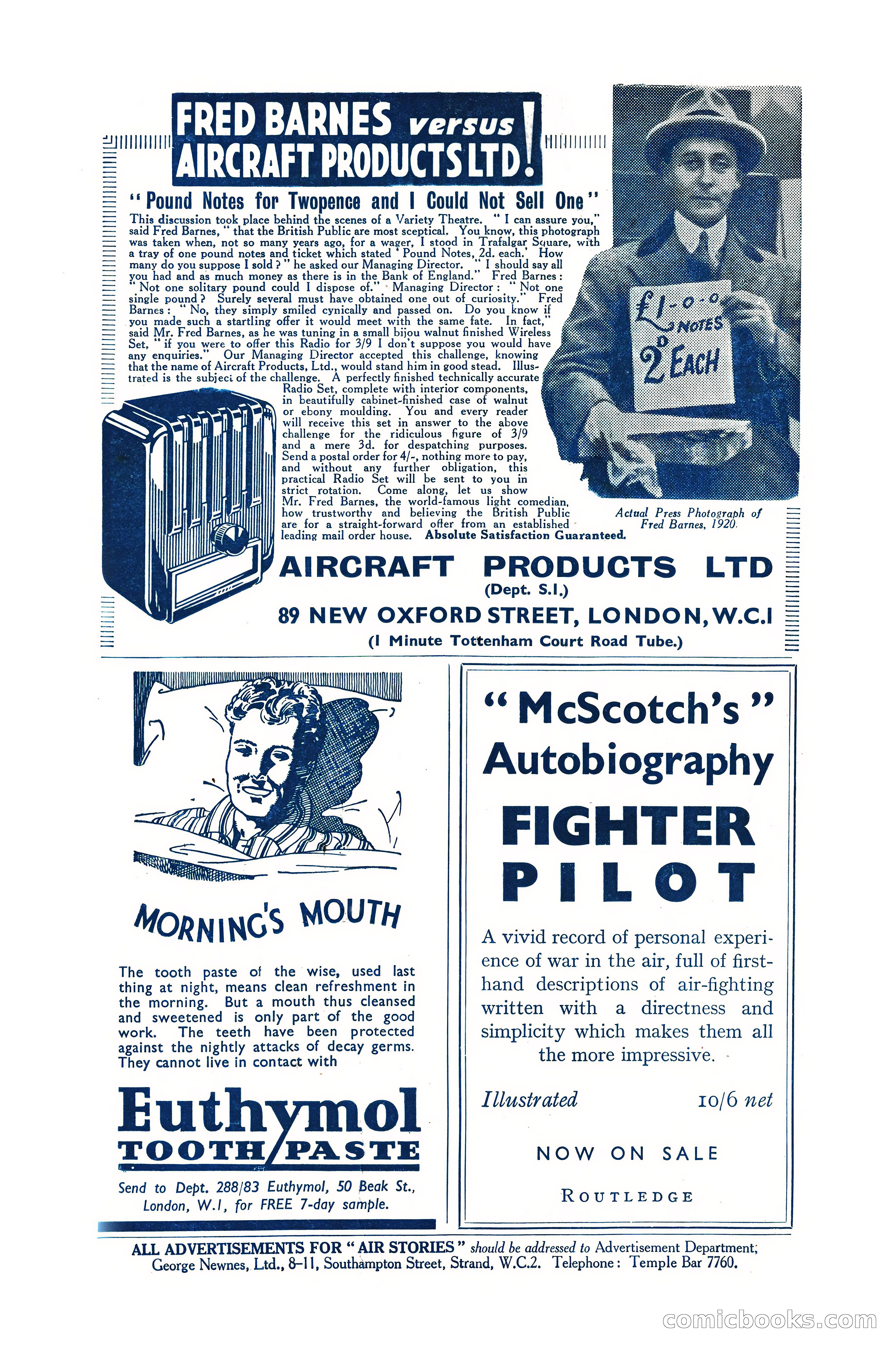 Air Stories, Vol. 2, No. 6 — page 2 of 100