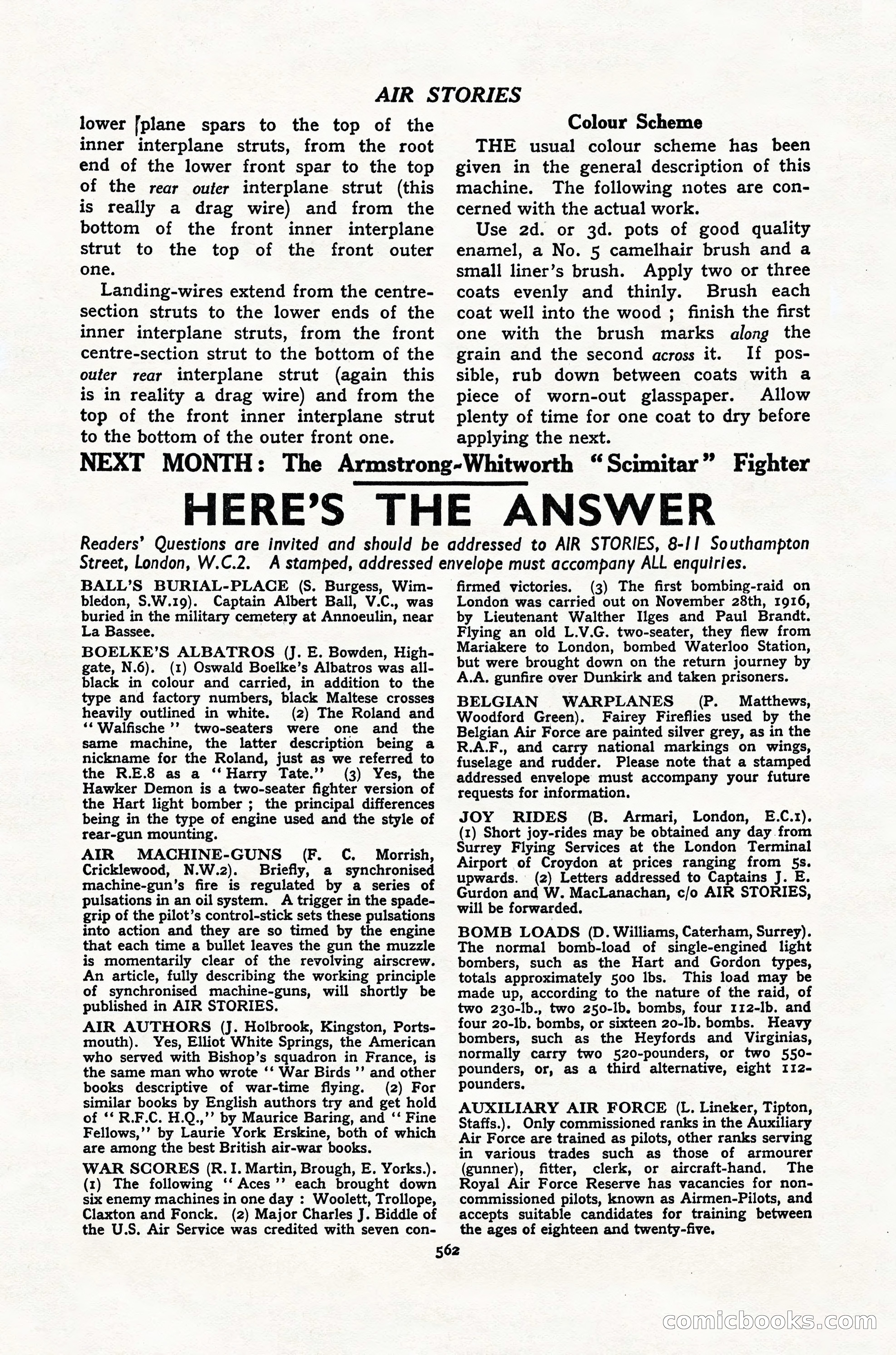 Air Stories, Vol. 2, No. 6 — page 84 of 100