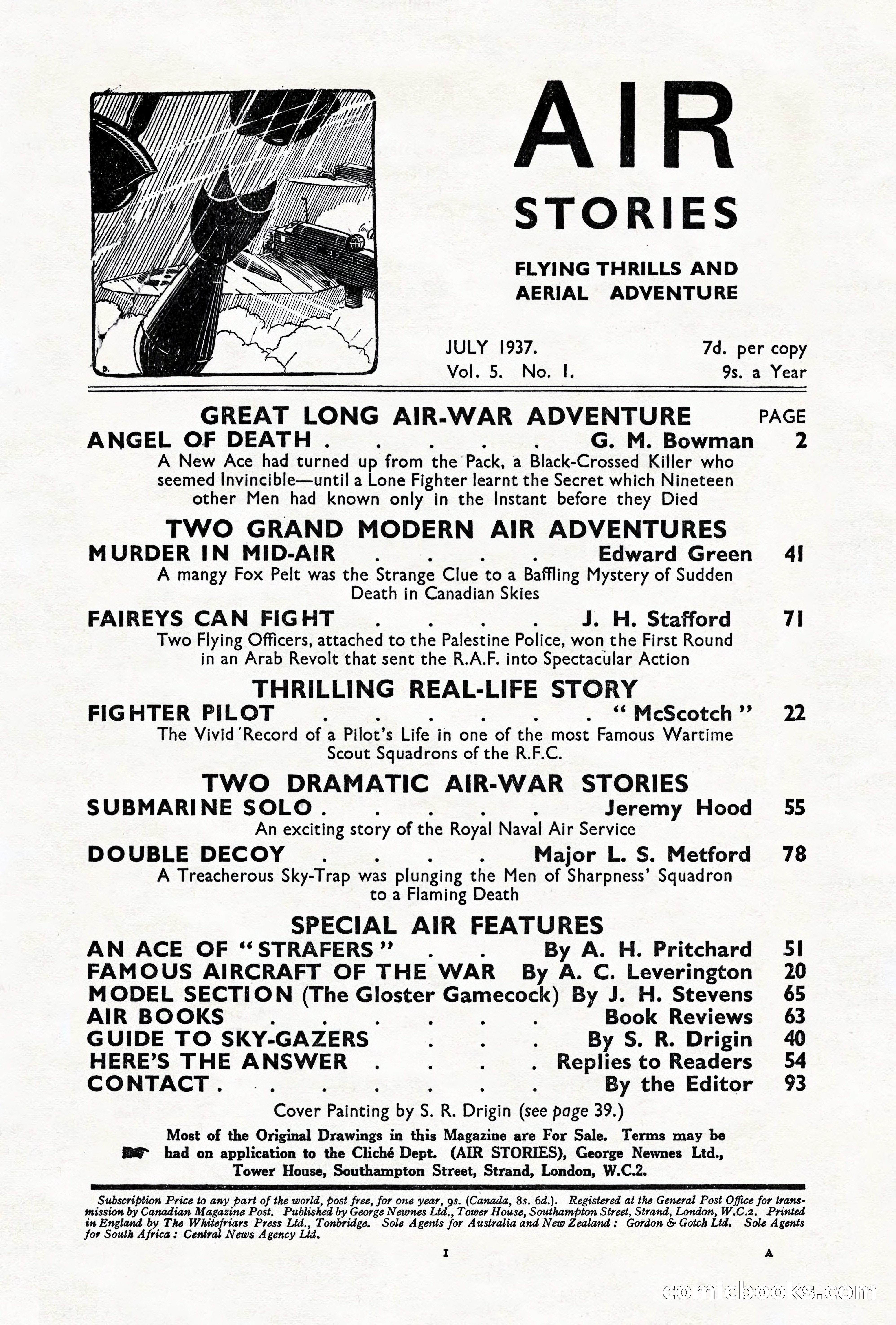 Air Stories, July 1937 — page 3 of 100