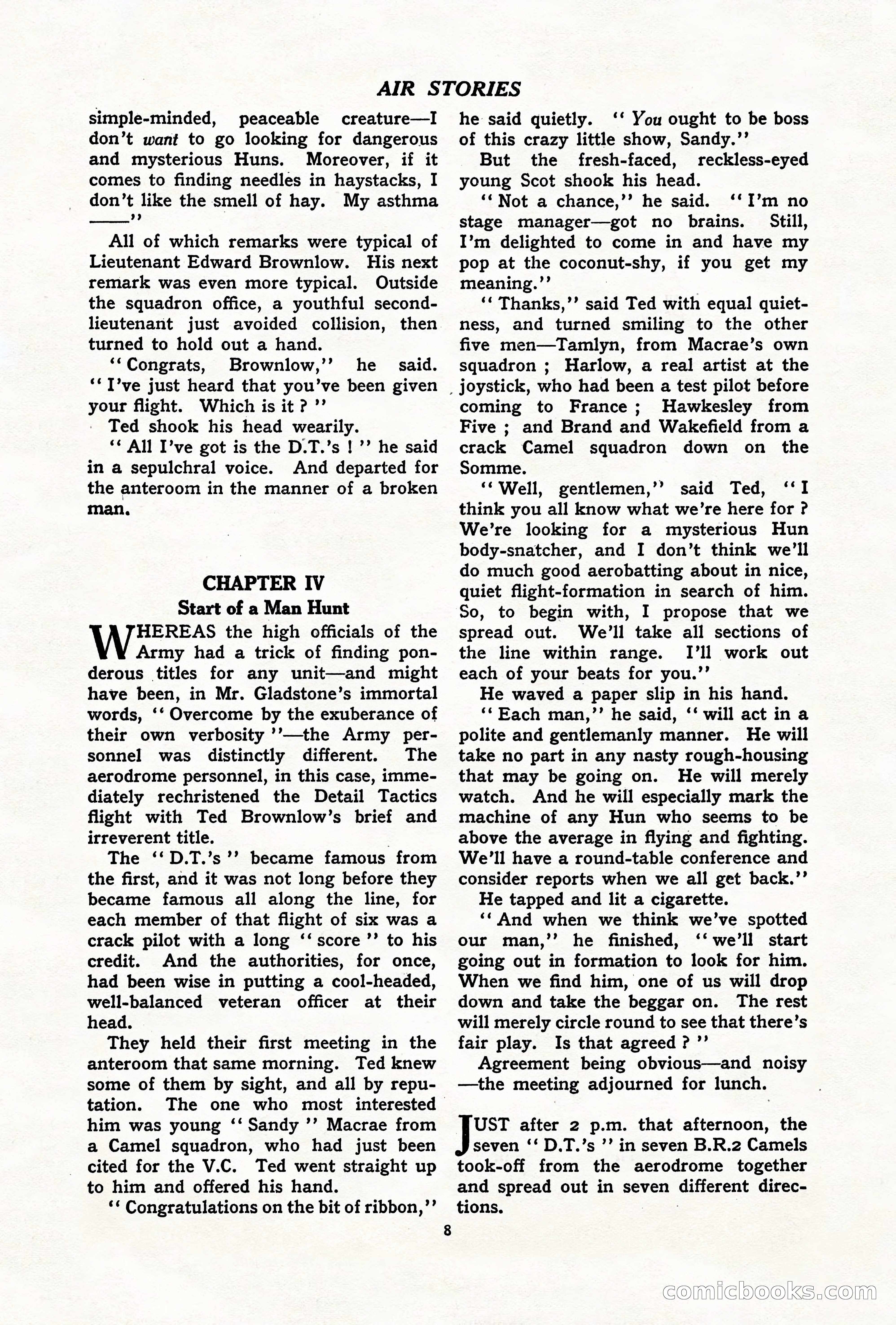 Air Stories, July 1937 — page 10 of 100